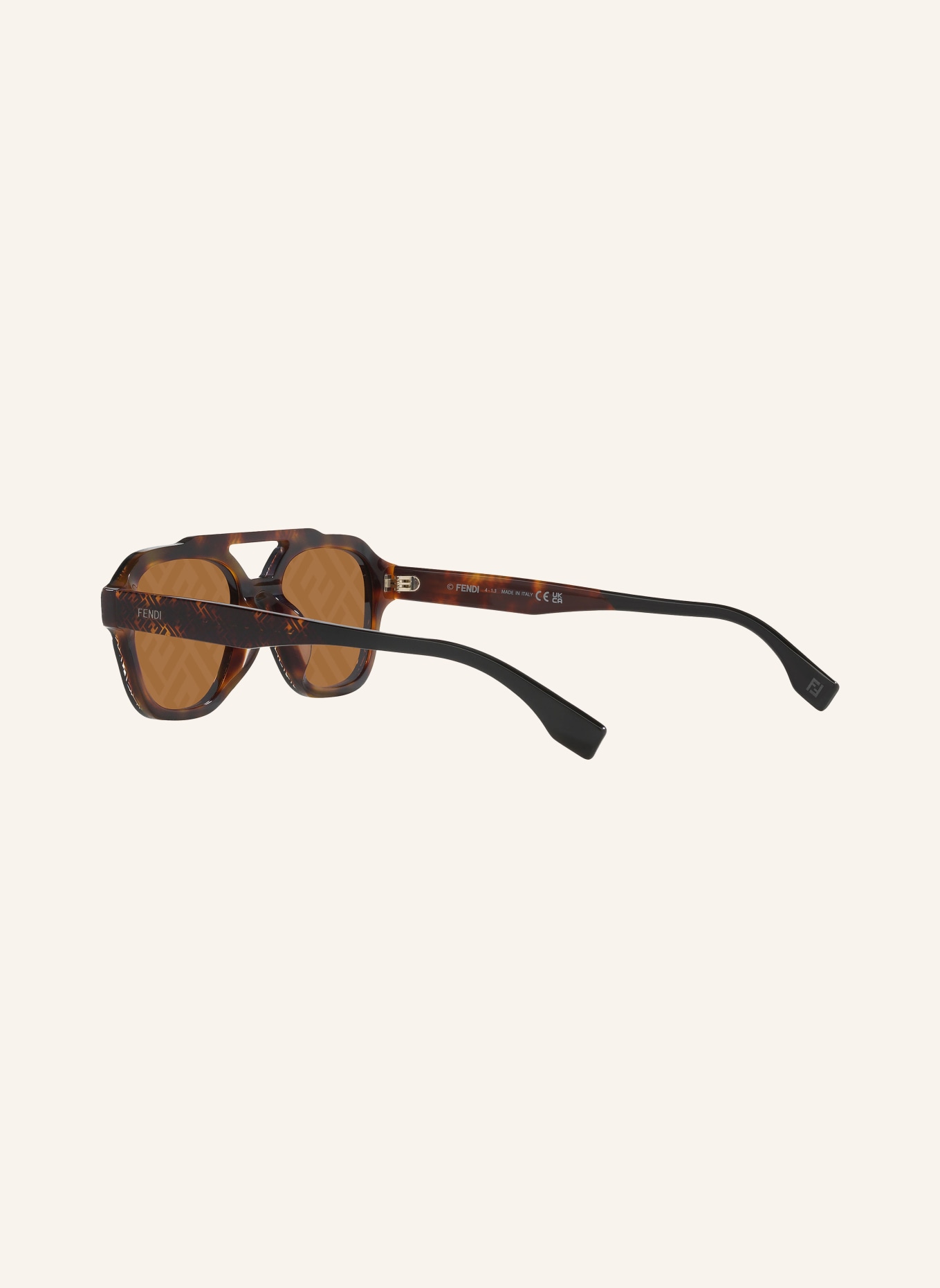 FENDI Sunglasses FN000722 FENDI BILAYER, Color: 1100D1 - BLACK/ BROWN (Image 4)