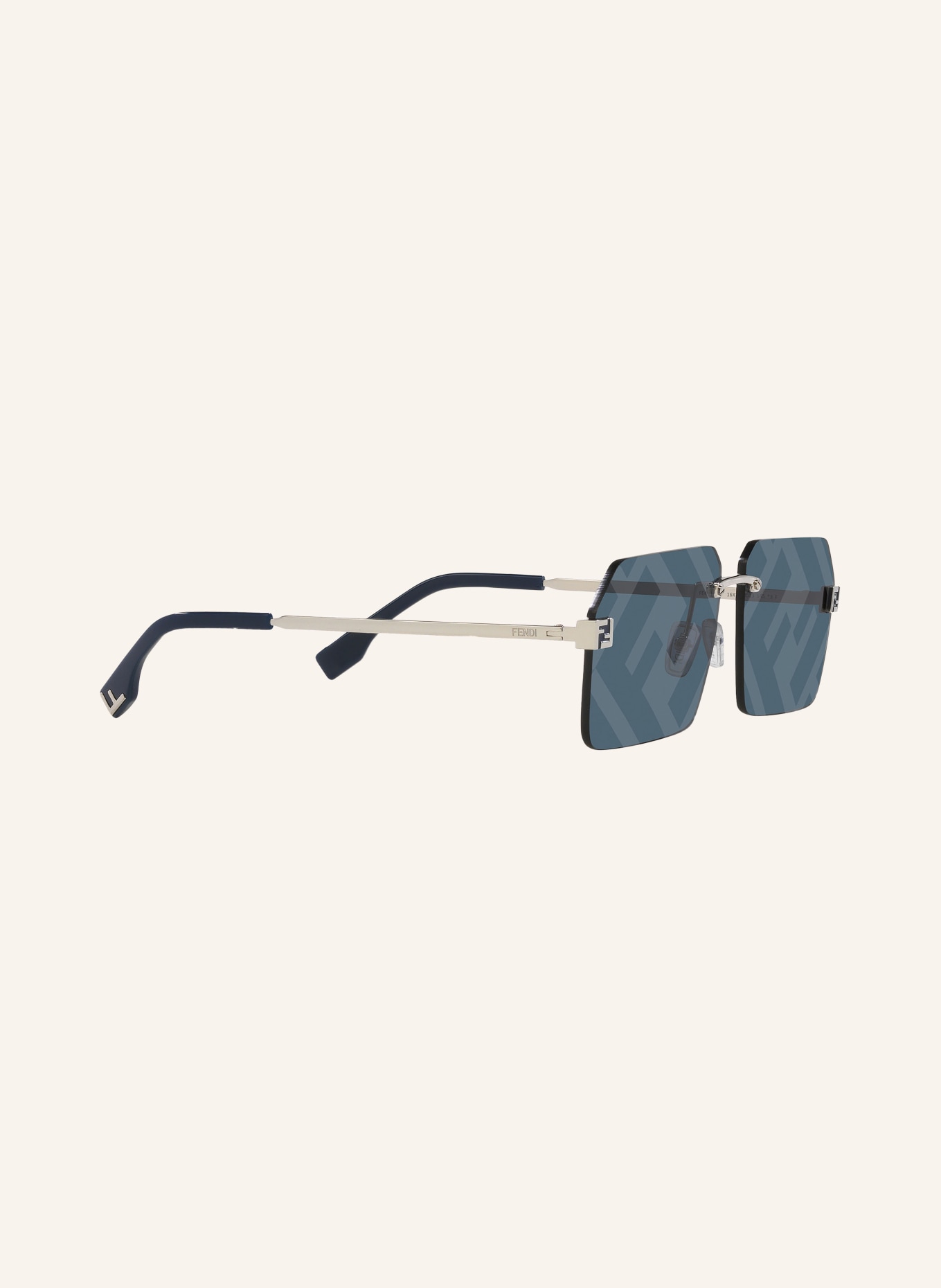 FENDI Sunglasses FN000721 FENDI SKY, Color: 2600B1 - SILVER/BLUE (Image 3)