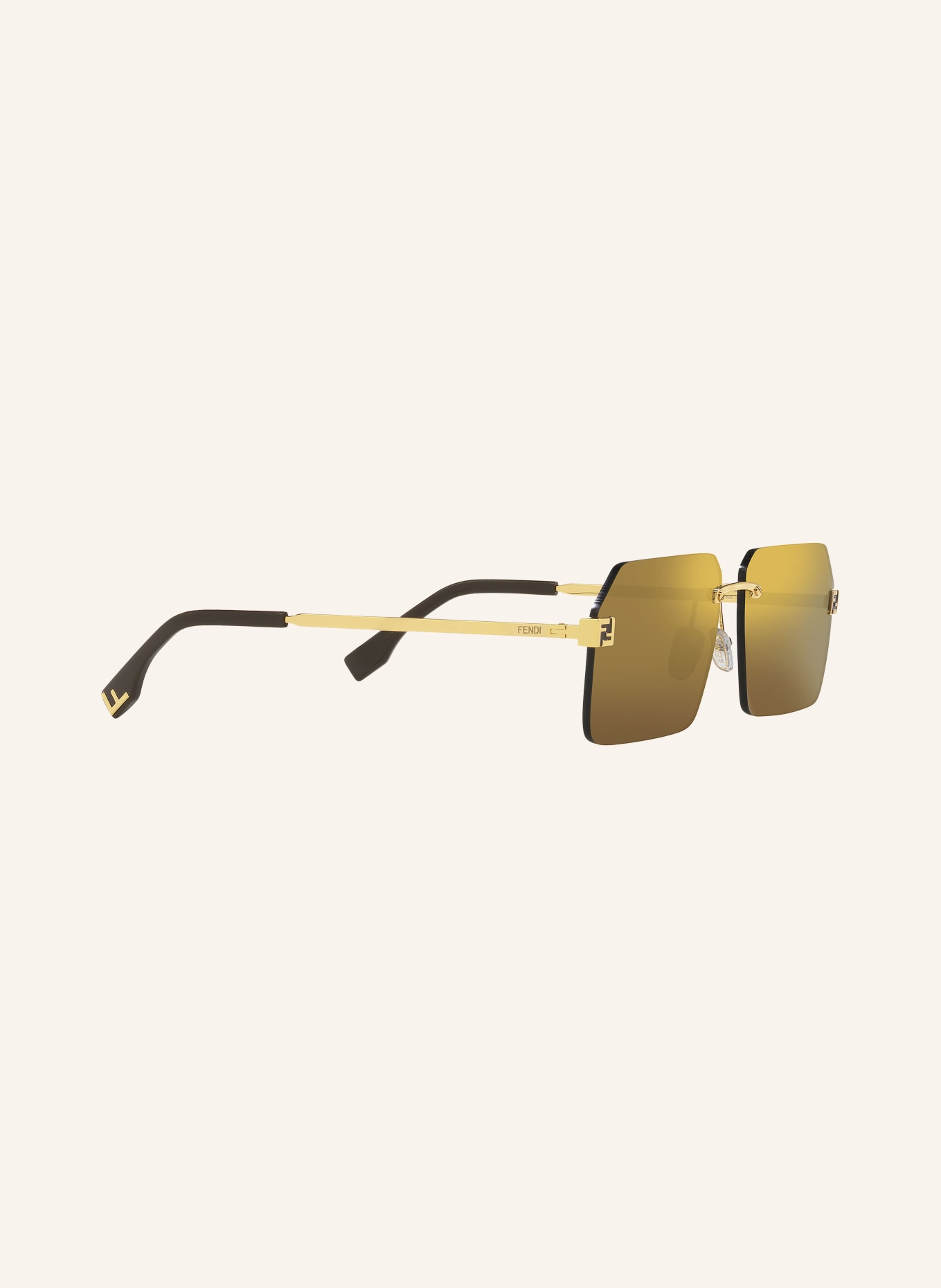 FENDI Sunglasses FN000721 FENDI SKY, Color: 2300D1 - GOLD/ BROWN (Image 3)