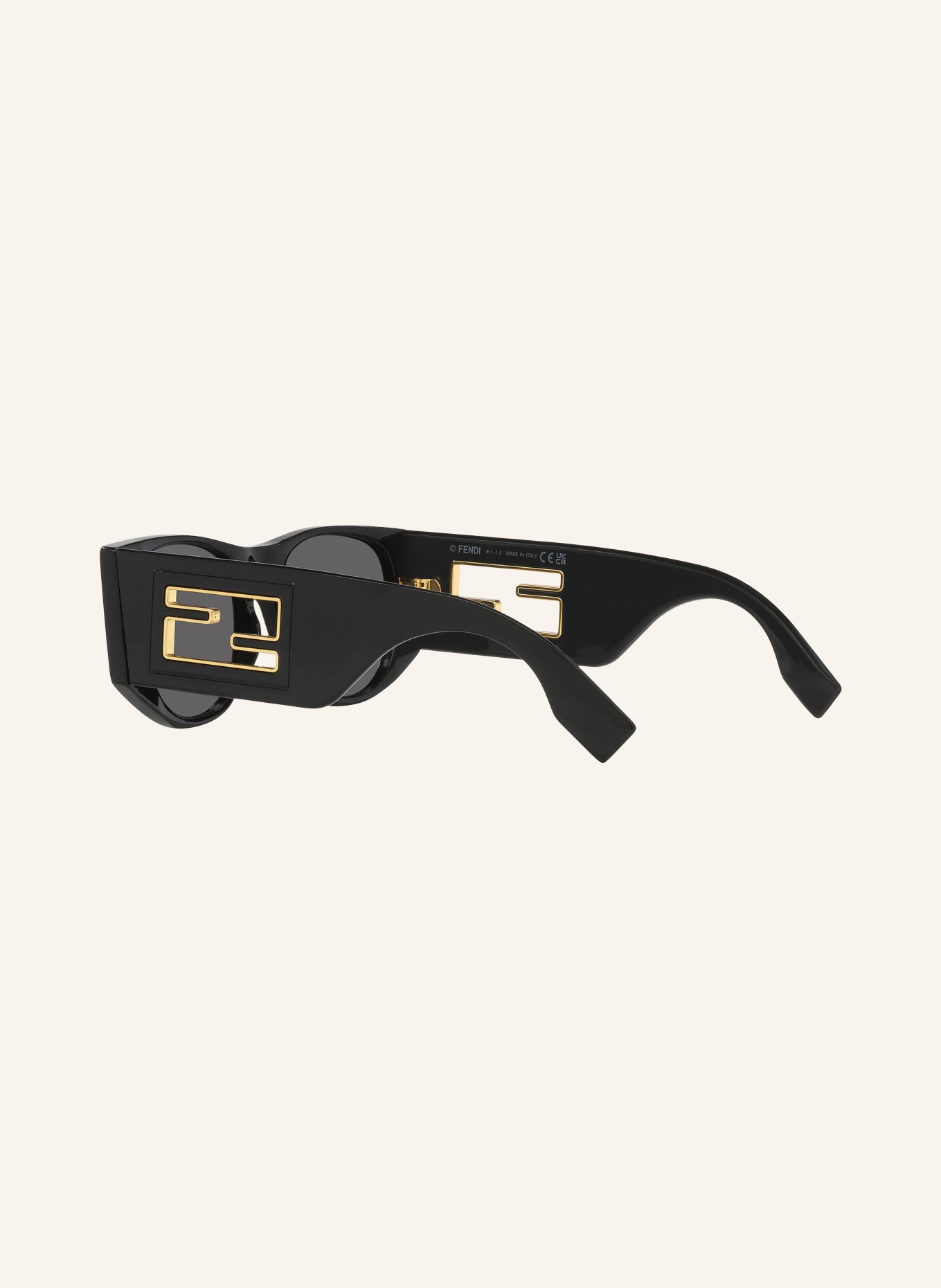 FENDI Sunglasses FN000725 BAGUETTE, Color: 1100L1 - BLACK/ GRAY (Image 4)