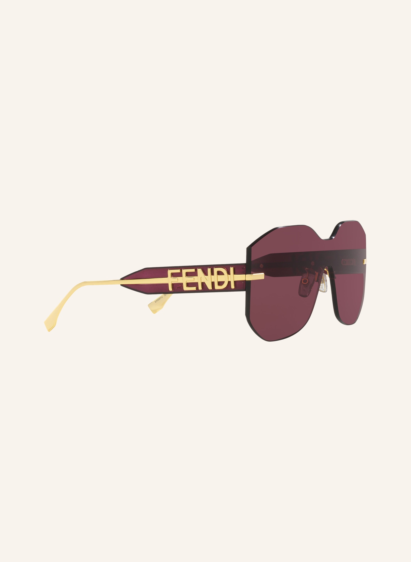 FENDI Sunglasses FN000724 FENDIGRAPHY, Color: 2300S1 - GOLD/PURPLE (Image 3)