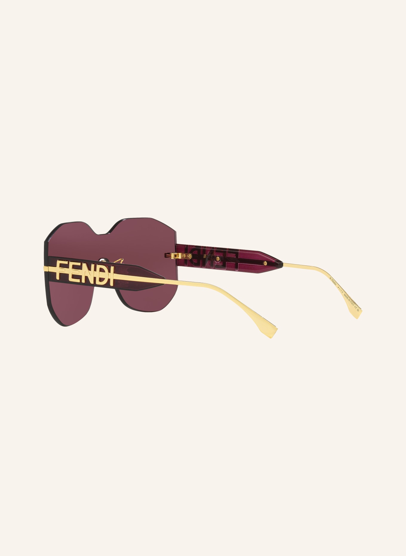 FENDI Sunglasses FN000724 FENDIGRAPHY, Color: 2300S1 - GOLD/PURPLE (Image 4)