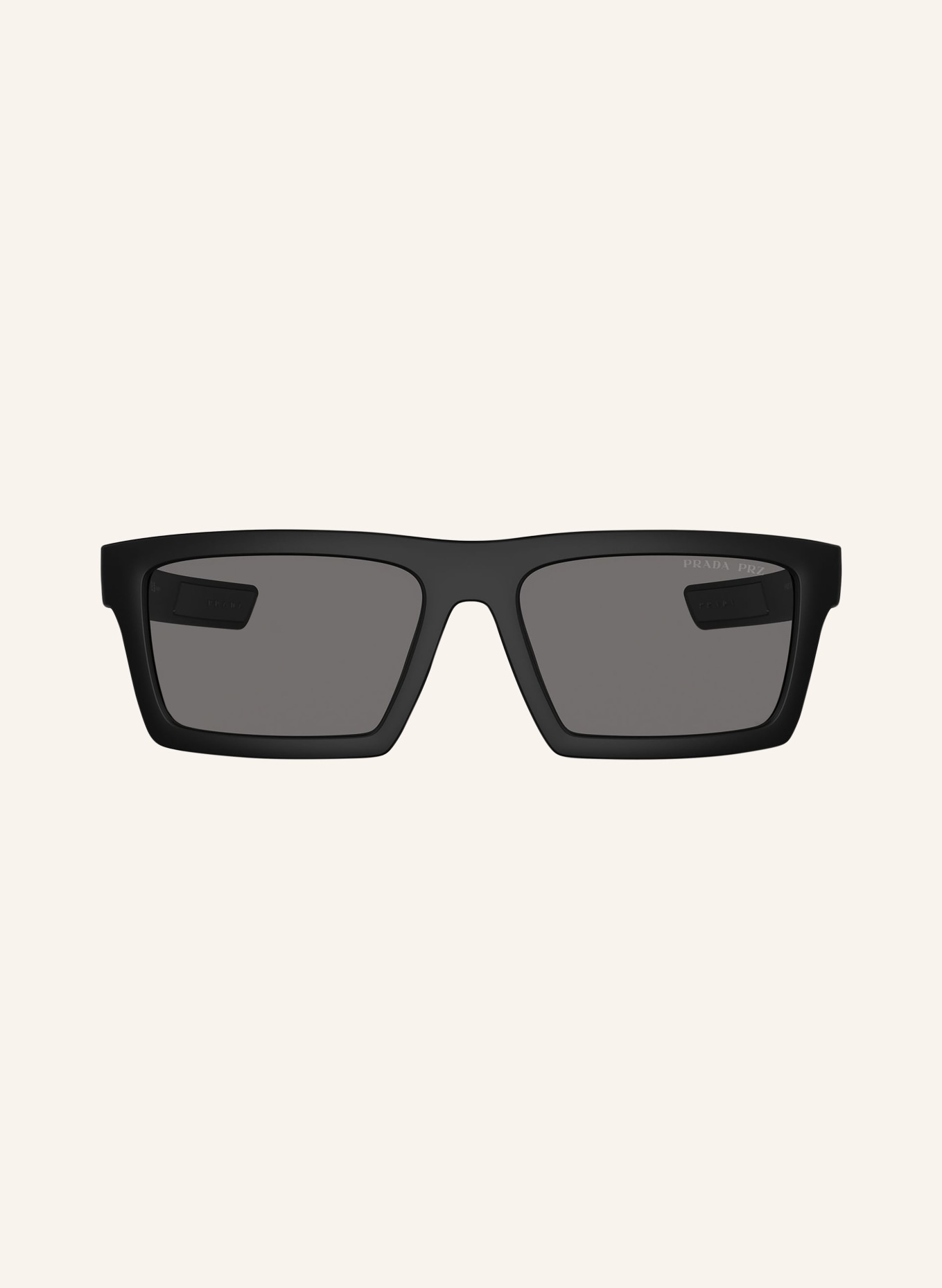 PRADA LINEA ROSSA Sunglasses PS 02ZSU, Color: 1BO02G - MATTE BLACK/ GRAY POLARIZED (Image 2)