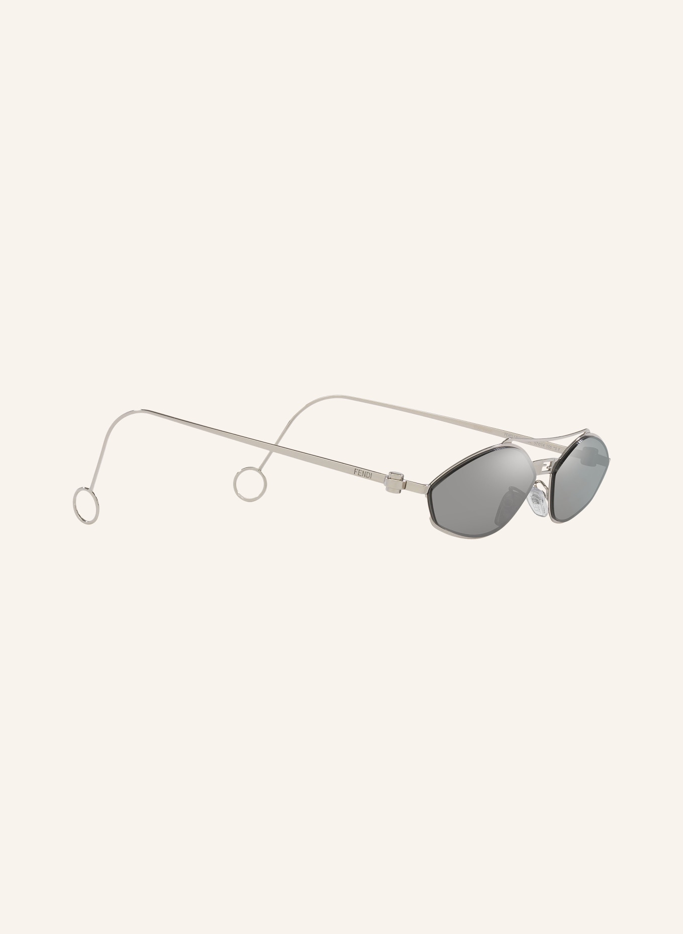 FENDI Sunglasses FN000734 BAGUETTE, Color: 2600L1 - SILVER/GRAY (Image 3)