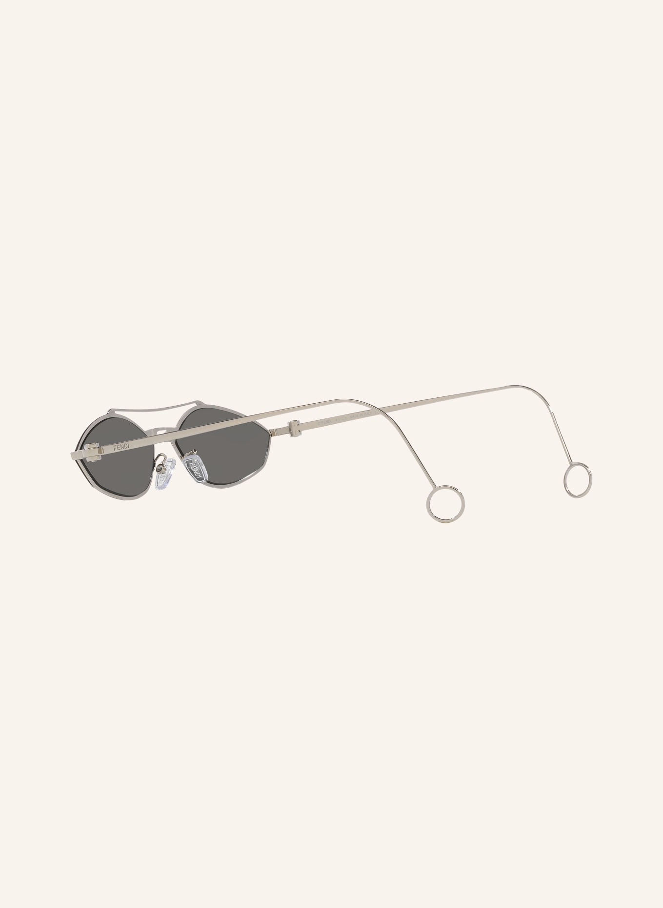 FENDI Sunglasses FN000734 BAGUETTE, Color: 2600L1 - SILVER/GRAY (Image 4)