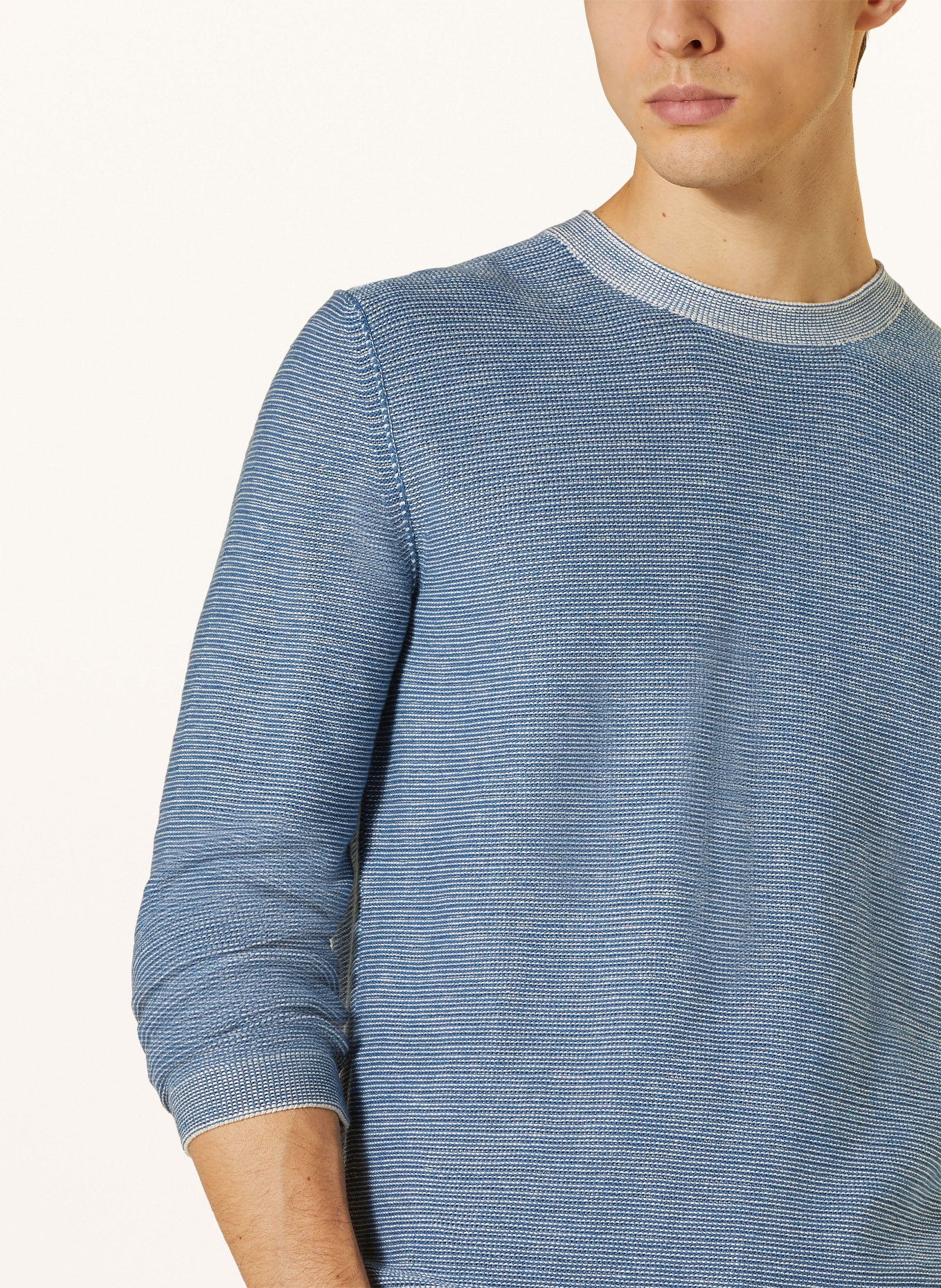 Marc O'Polo Pullover, Farbe: BLAU/ WEISS (Bild 4)