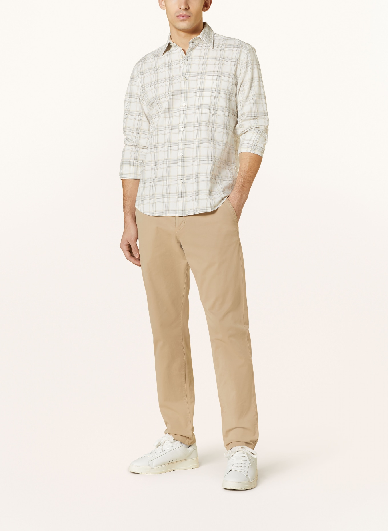 Marc O'Polo Hemd Regular Fit, Farbe: CREME/ HELLBRAUN/ HELLGRAU (Bild 2)
