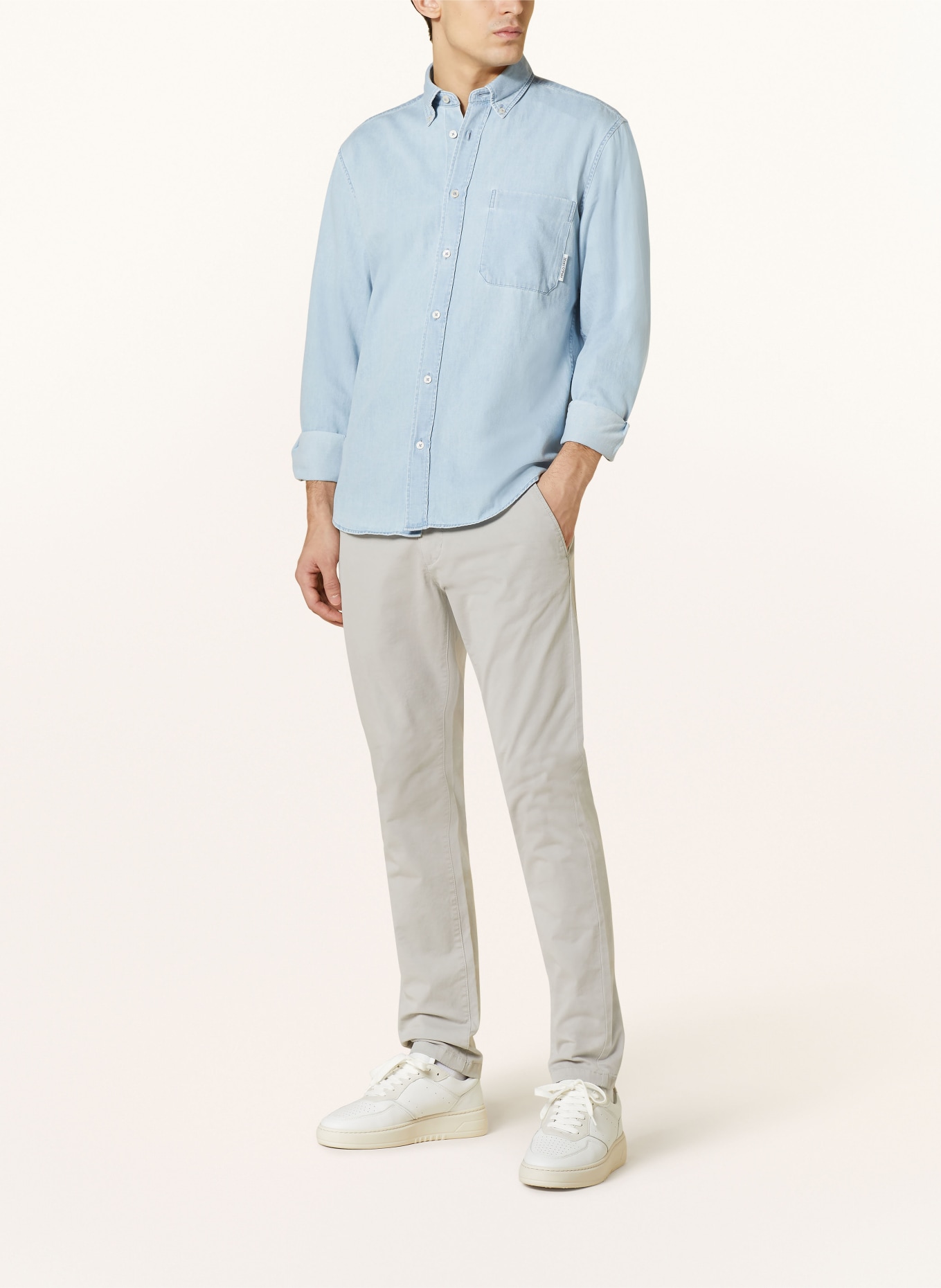 Marc O'Polo Denim shirt regular fit, Color: LIGHT BLUE (Image 2)