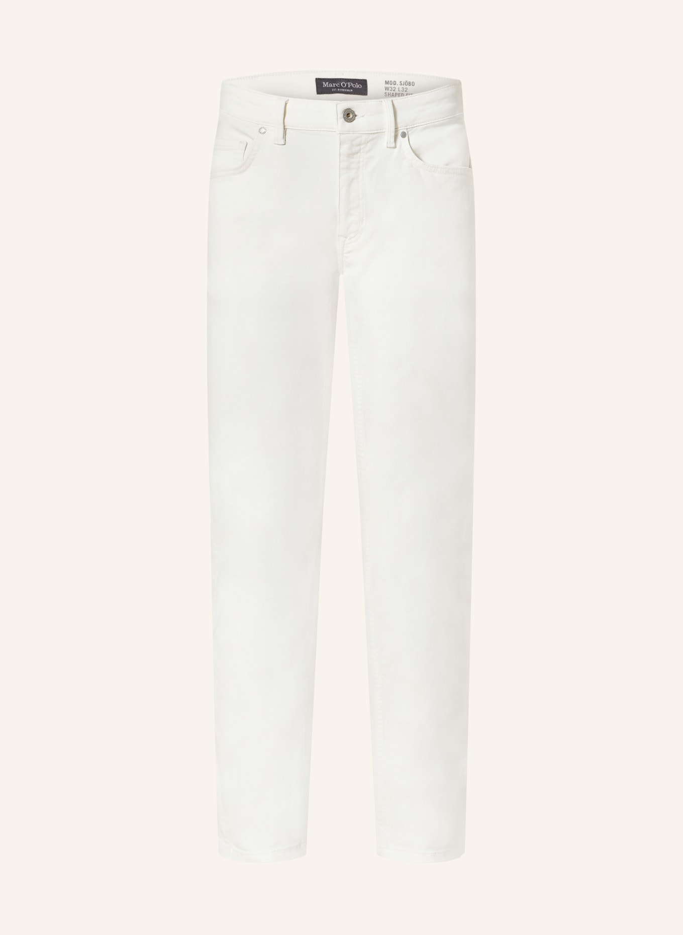 Marc O'Polo Jeans SJÖBO shaped fit, Color: 152 white cotton (Image 1)