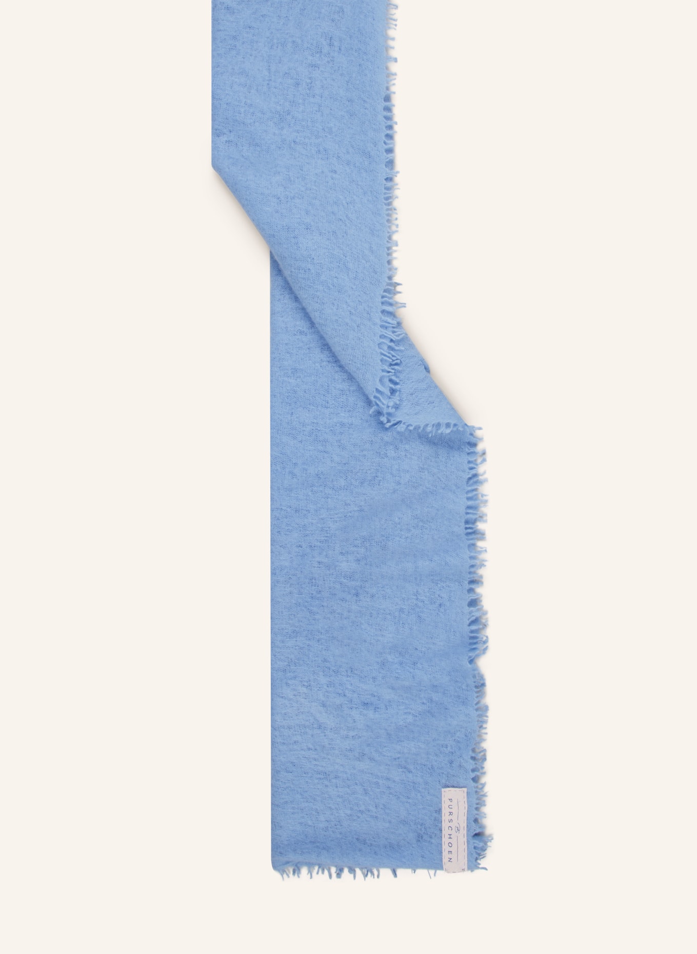 PURSCHOEN Cashmere-Schal: HELLBLAU