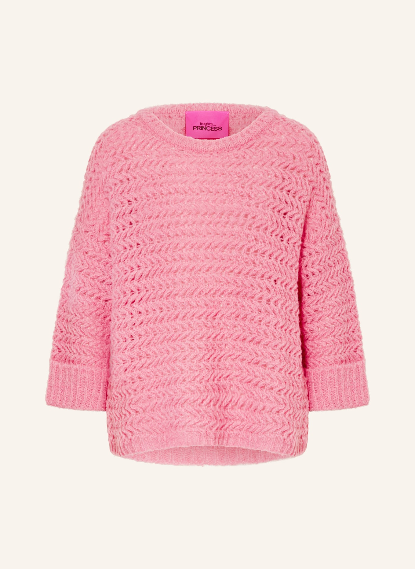 FrogBox Sweater with 3/4 sleeves, Color: PINK (Image 1)