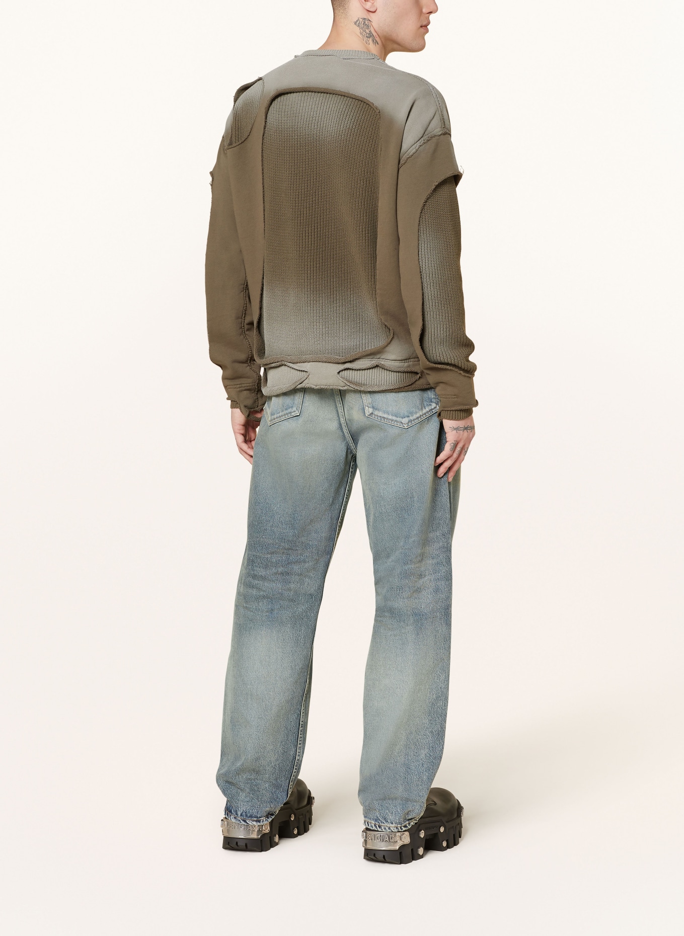 DIESEL Sweater OBSERT, Color: KHAKI (Image 3)