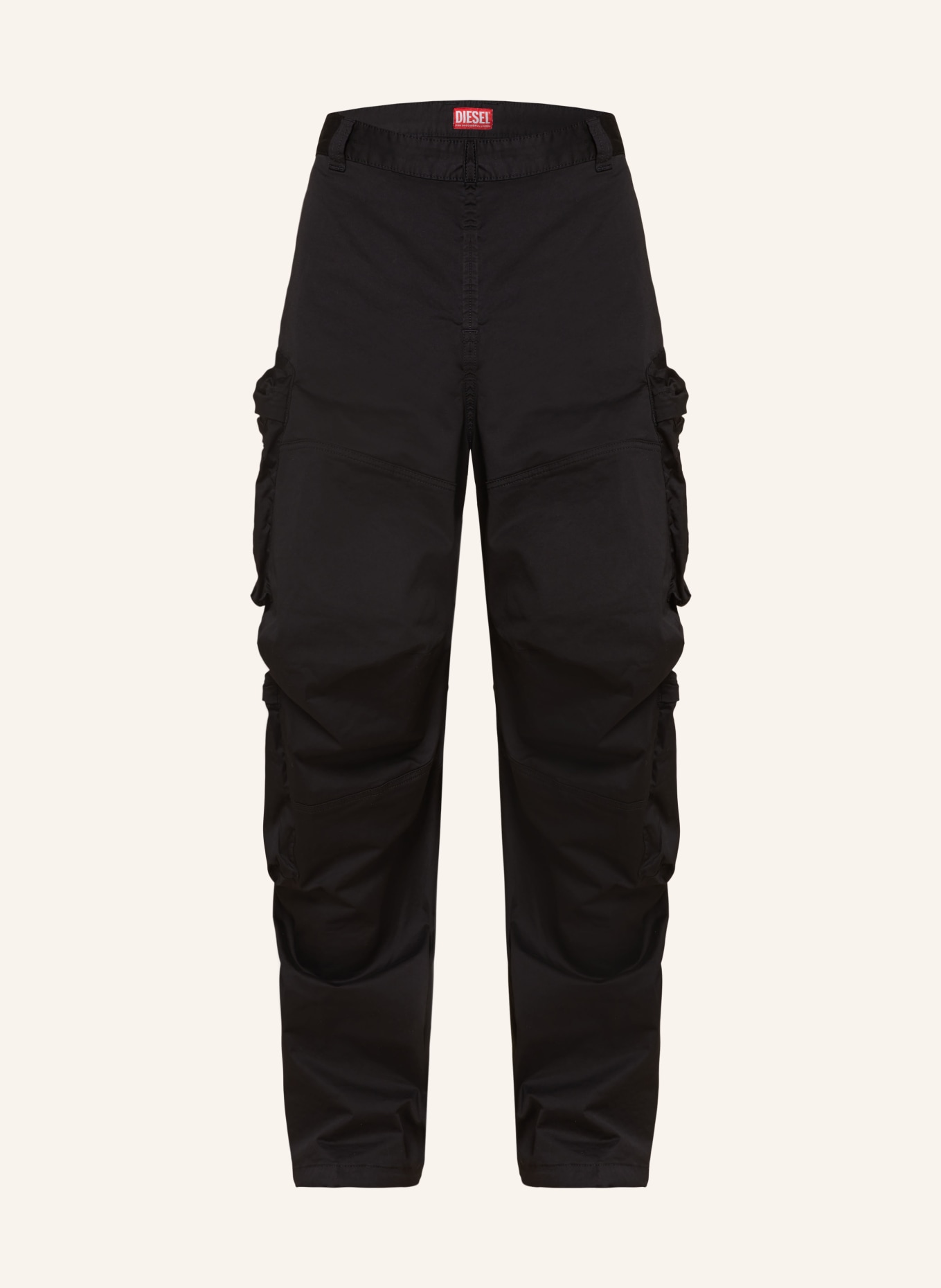 DIESEL Cargo pants P-HUGES regular fit, Color: BLACK (Image 1)