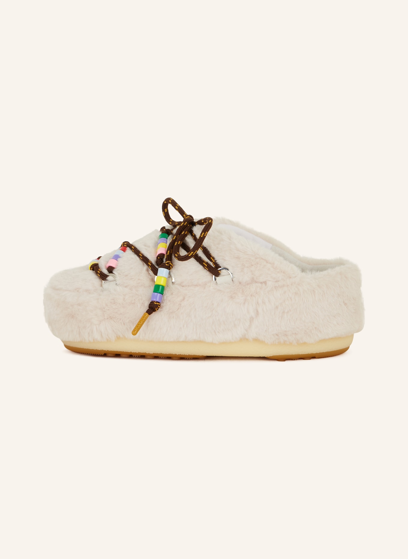 MOON BOOT Pantofle BEADS s ozdobnými perličkami, Barva: REŽNÁ (Obrázek 4)