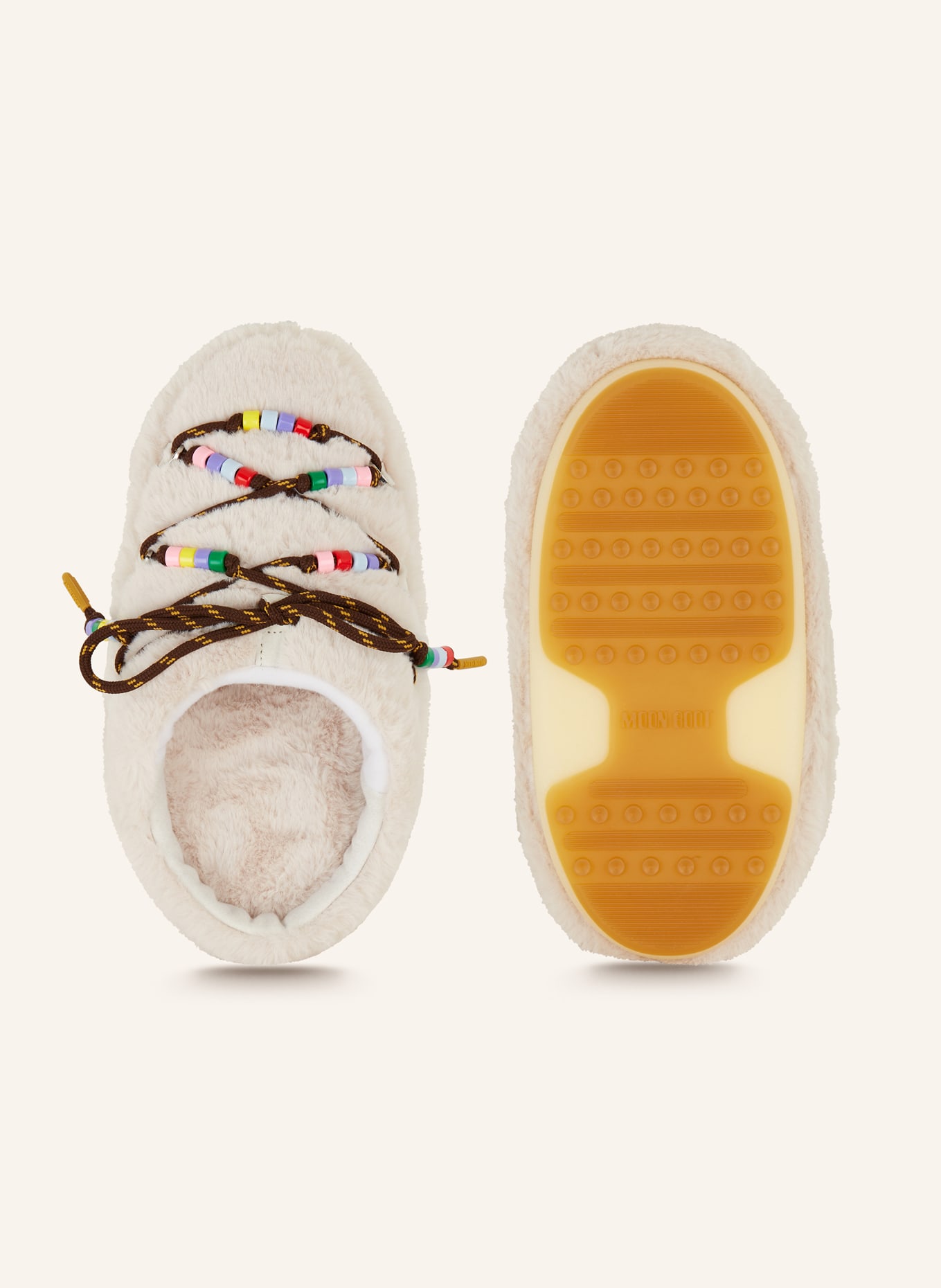 MOON BOOT Pantofle BEADS s ozdobnými perličkami, Barva: REŽNÁ (Obrázek 5)