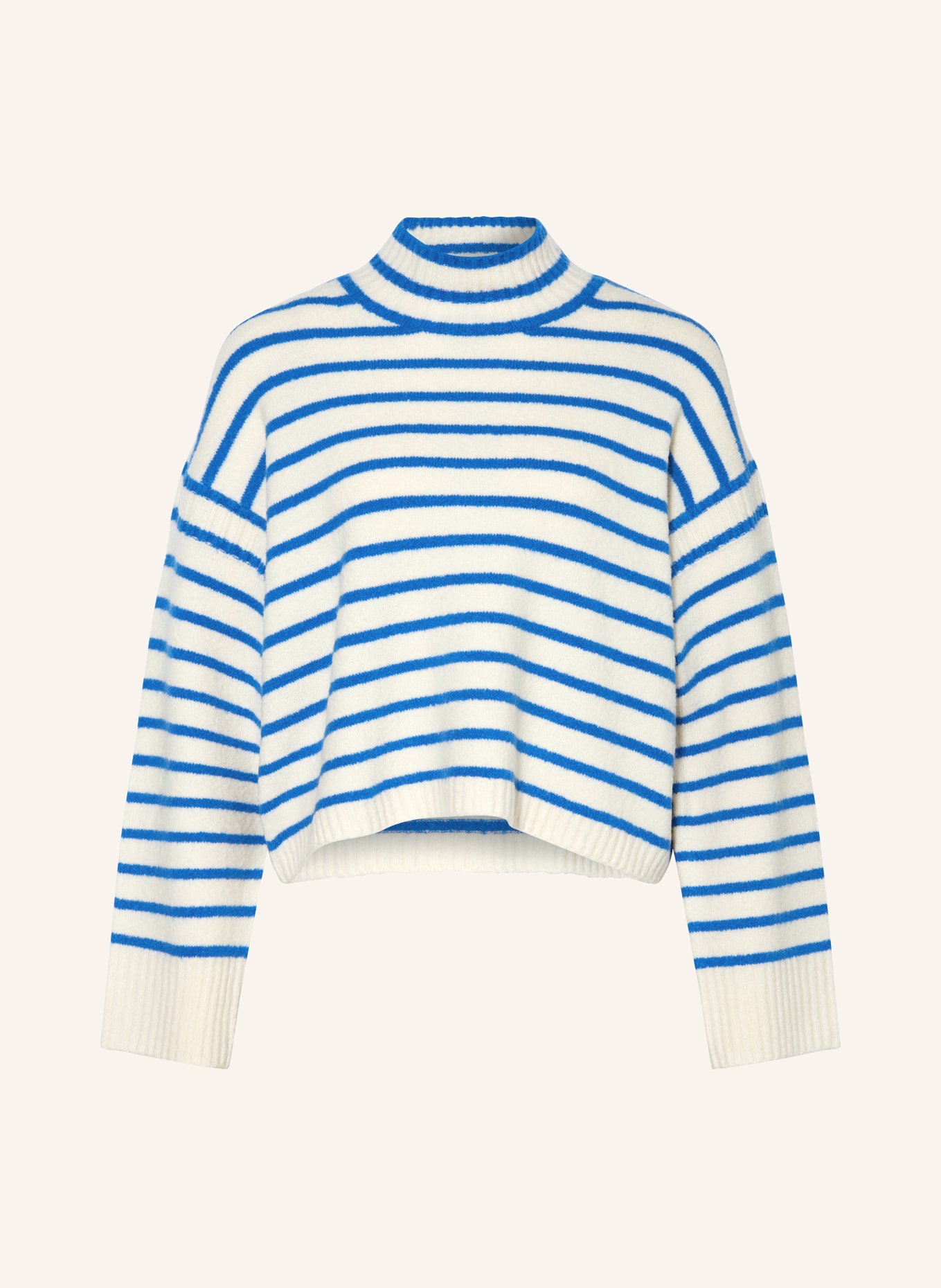 WHISTLES Pullover, Farbe: WEISS/ BLAU (Bild 1)