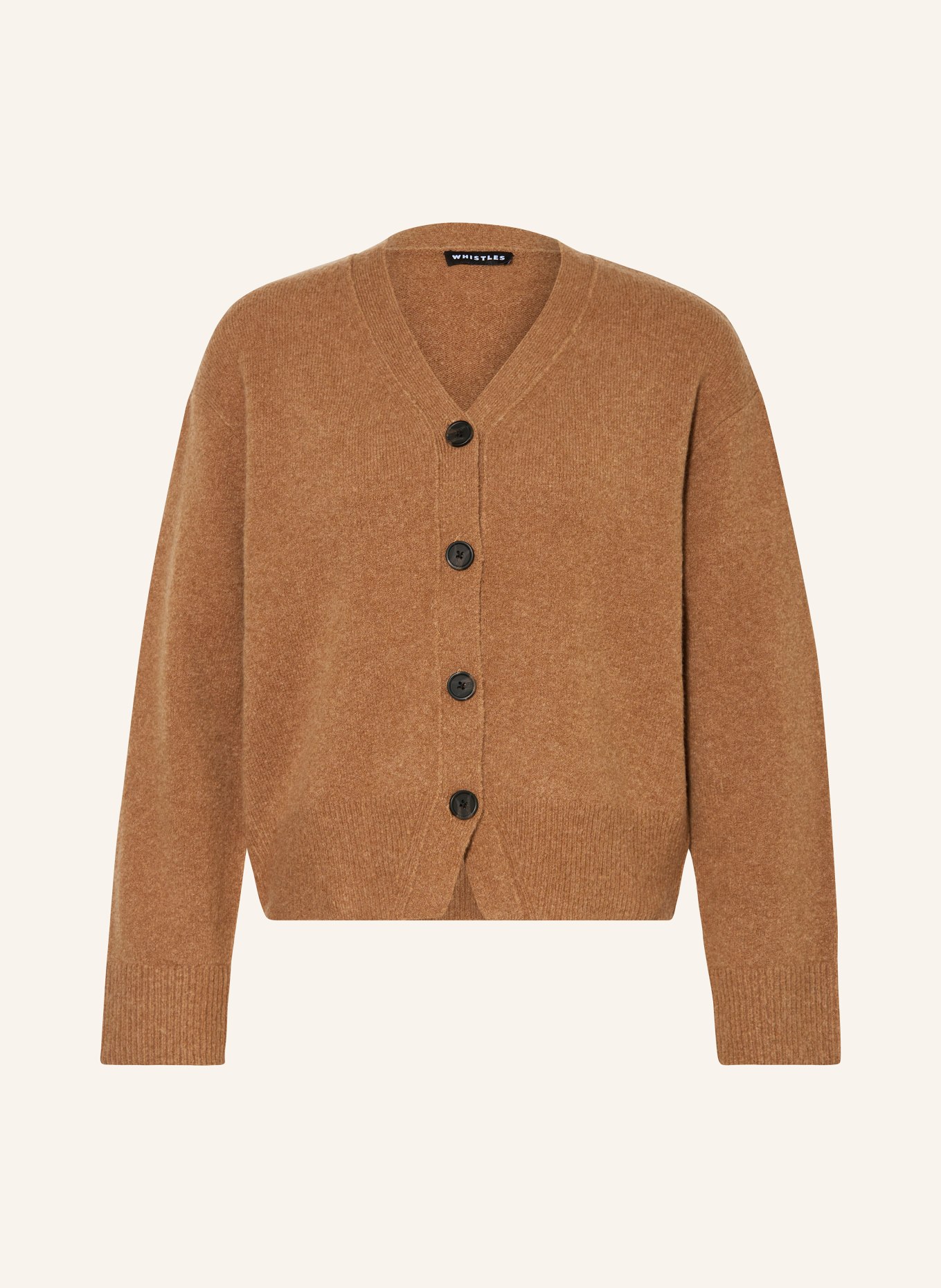 WHISTLES Cardigan, Color: CAMEL (Image 1)