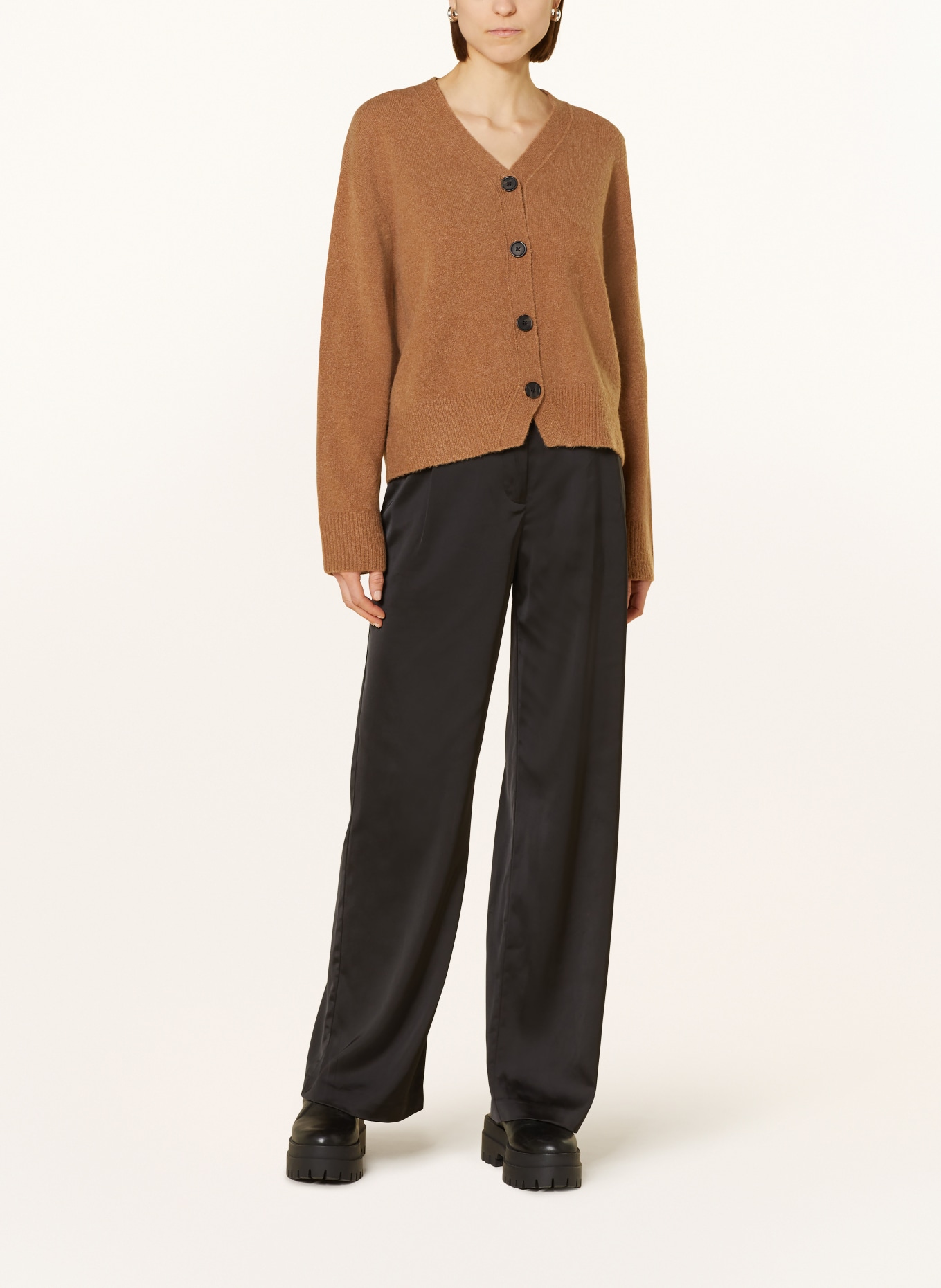 WHISTLES Cardigan, Color: CAMEL (Image 2)