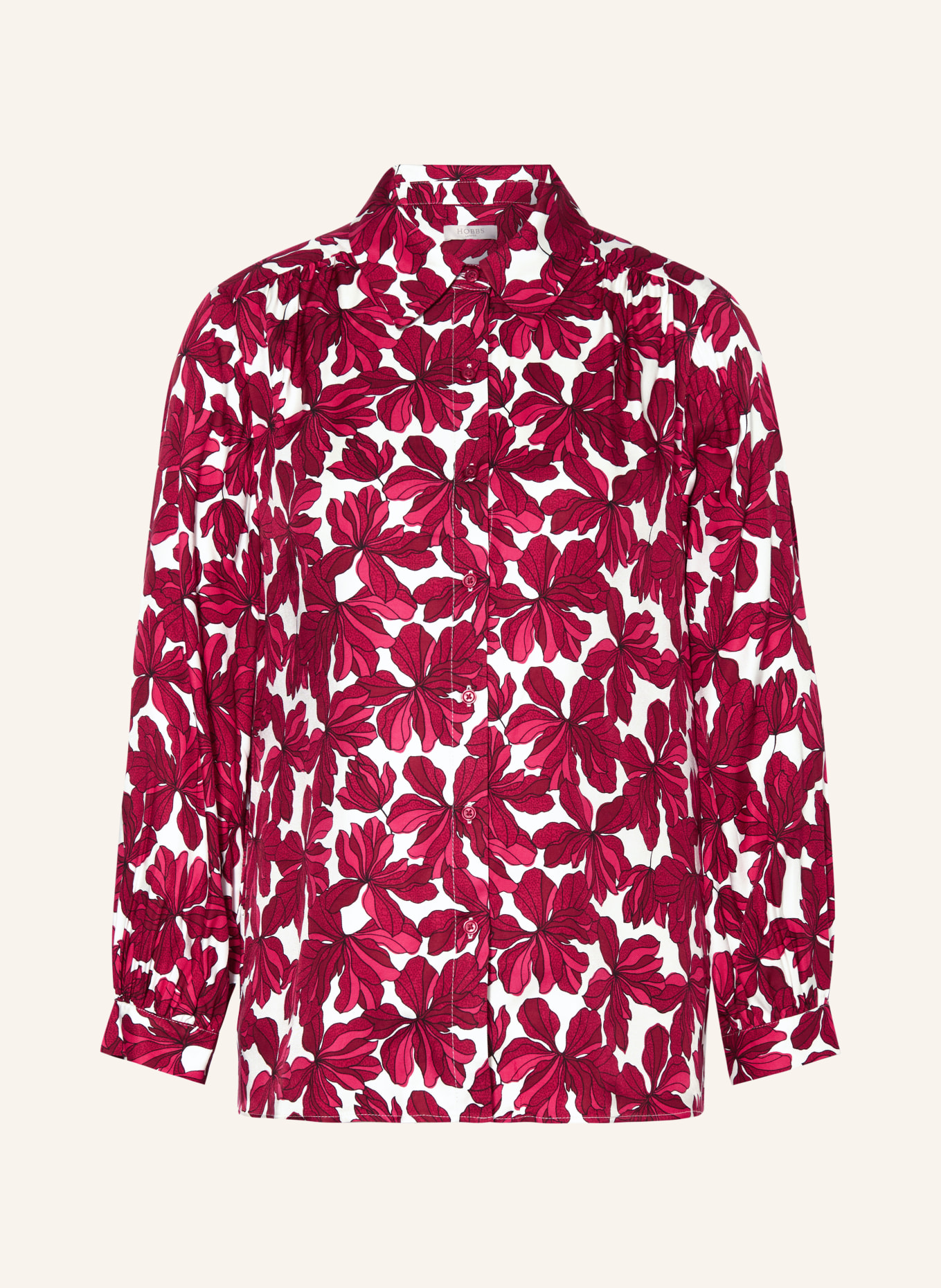 HOBBS Shirt blouse LIVIA, Color: PINK/ FUCHSIA/ WHITE (Image 1)