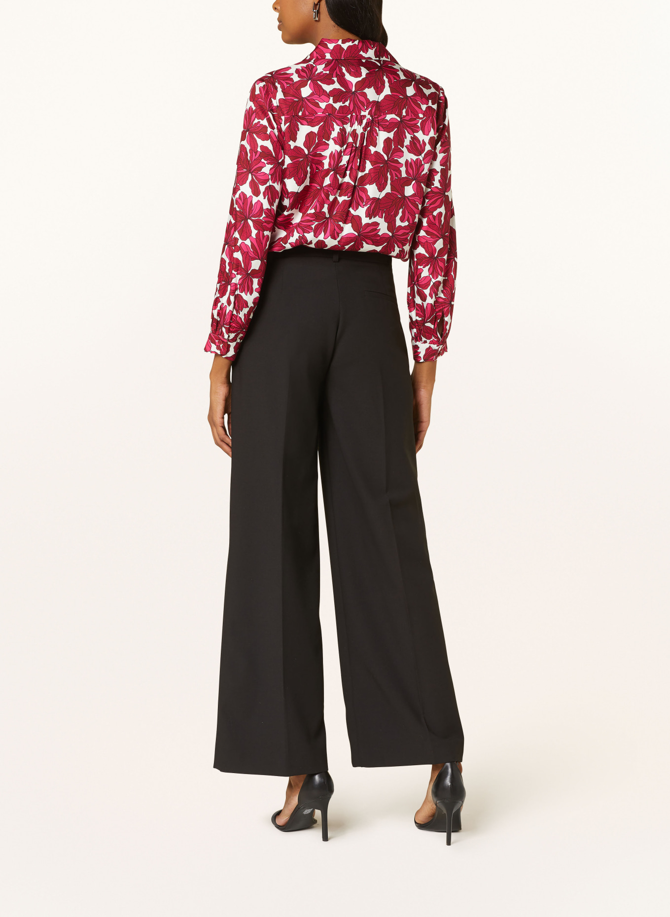 HOBBS Shirt blouse LIVIA, Color: PINK/ FUCHSIA/ WHITE (Image 3)