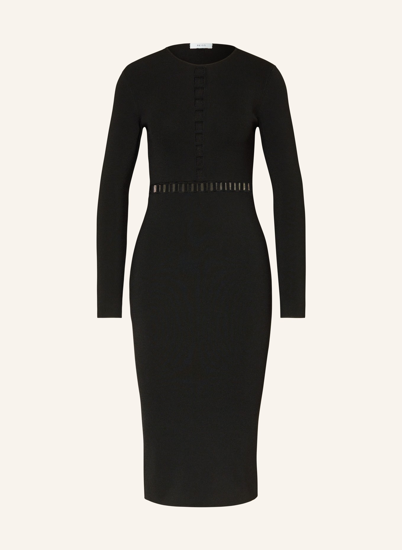 REISS Sheath dress SAGE, Color: BLACK (Image 1)
