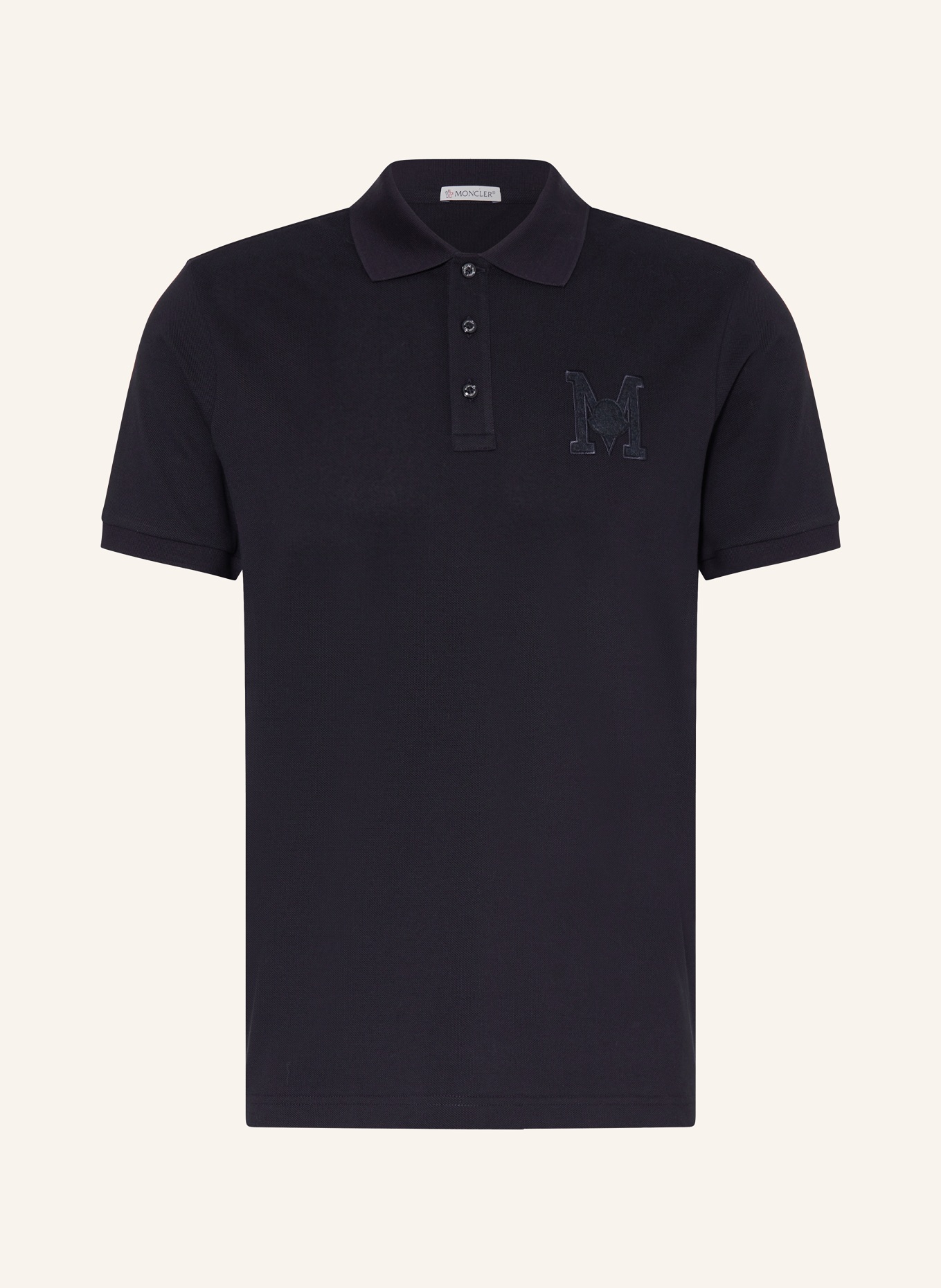 MONCLER Piqué-Poloshirt, Farbe: DUNKELBLAU (Bild 1)