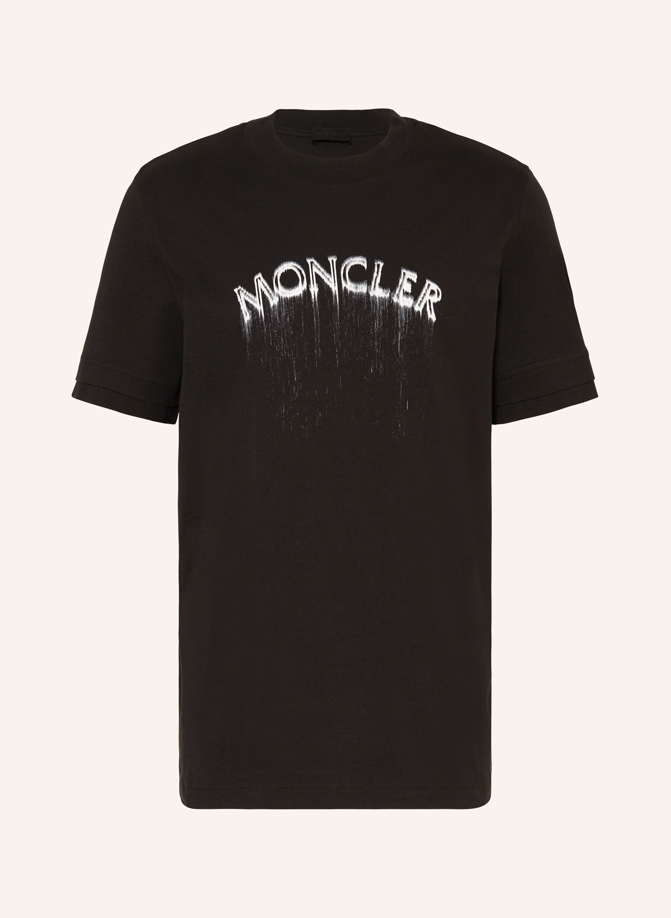 MONCLER T-shirt, Kolor: CZARNY (Obrazek 1)