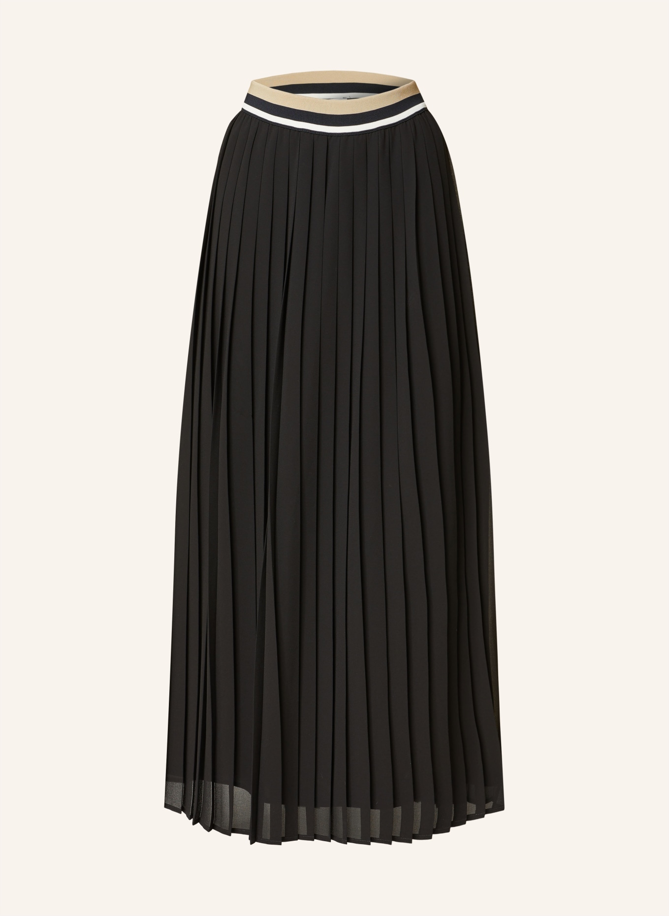 MONCLER Plisovaná sukně, Barva: ČERNÁ (Obrázek 1)