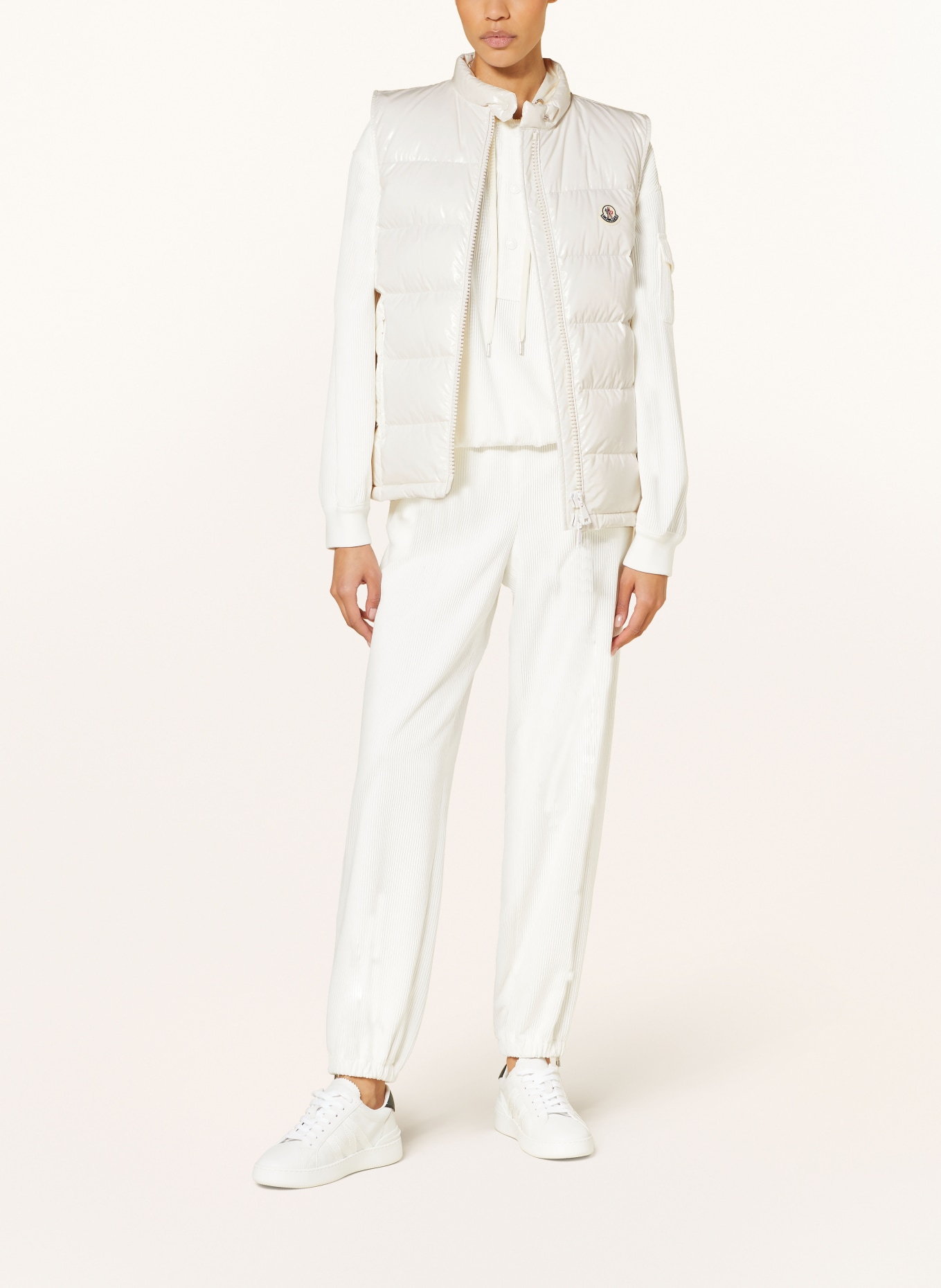 MONCLER Down vest ALCIBIA, Color: WHITE (Image 2)