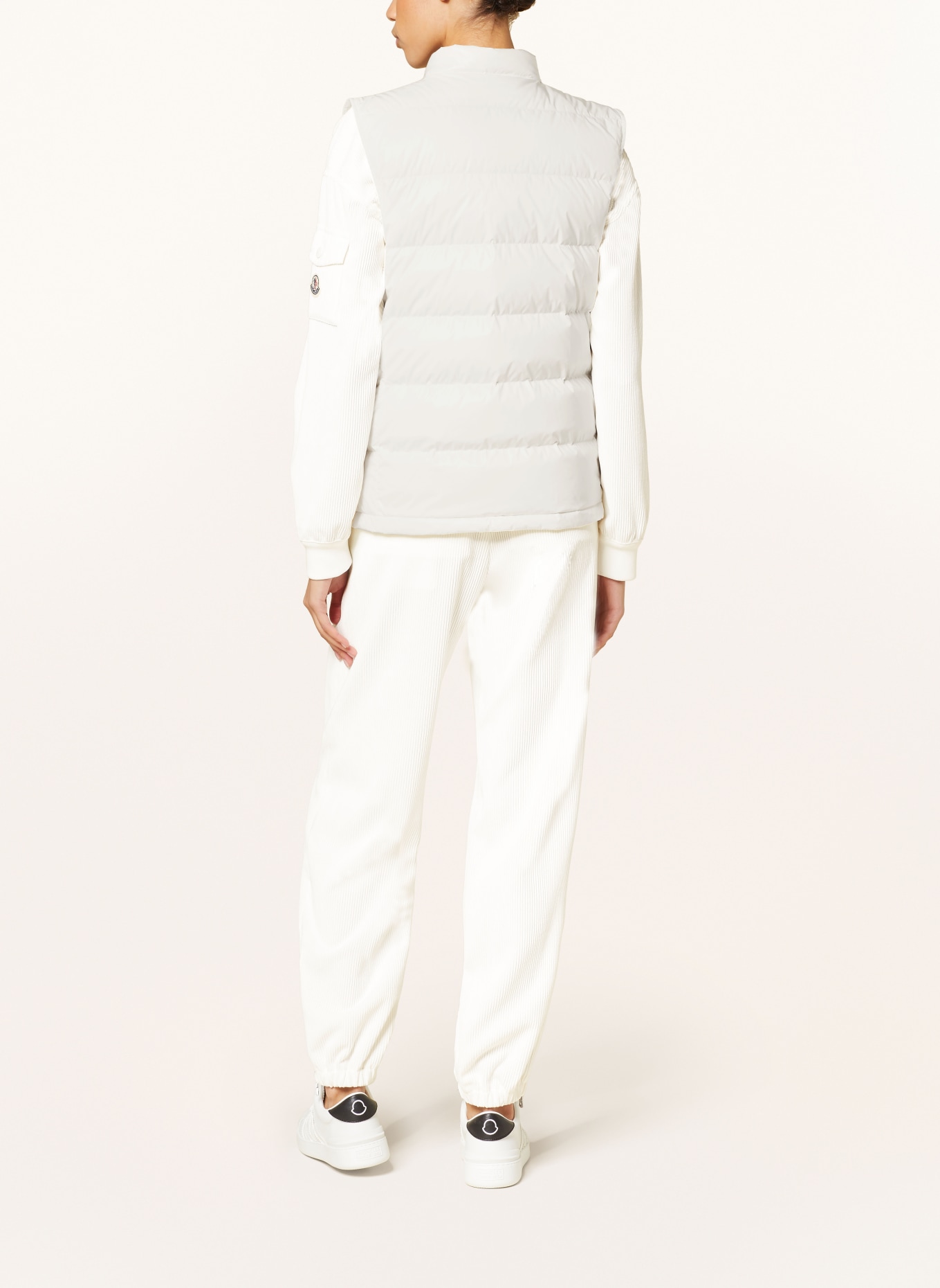MONCLER Down vest ALCIBIA, Color: WHITE (Image 3)