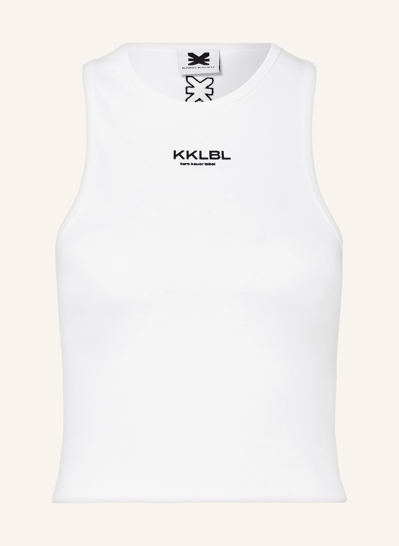 KARO KAUER Cropped top, Color: WHITE (Image 1)