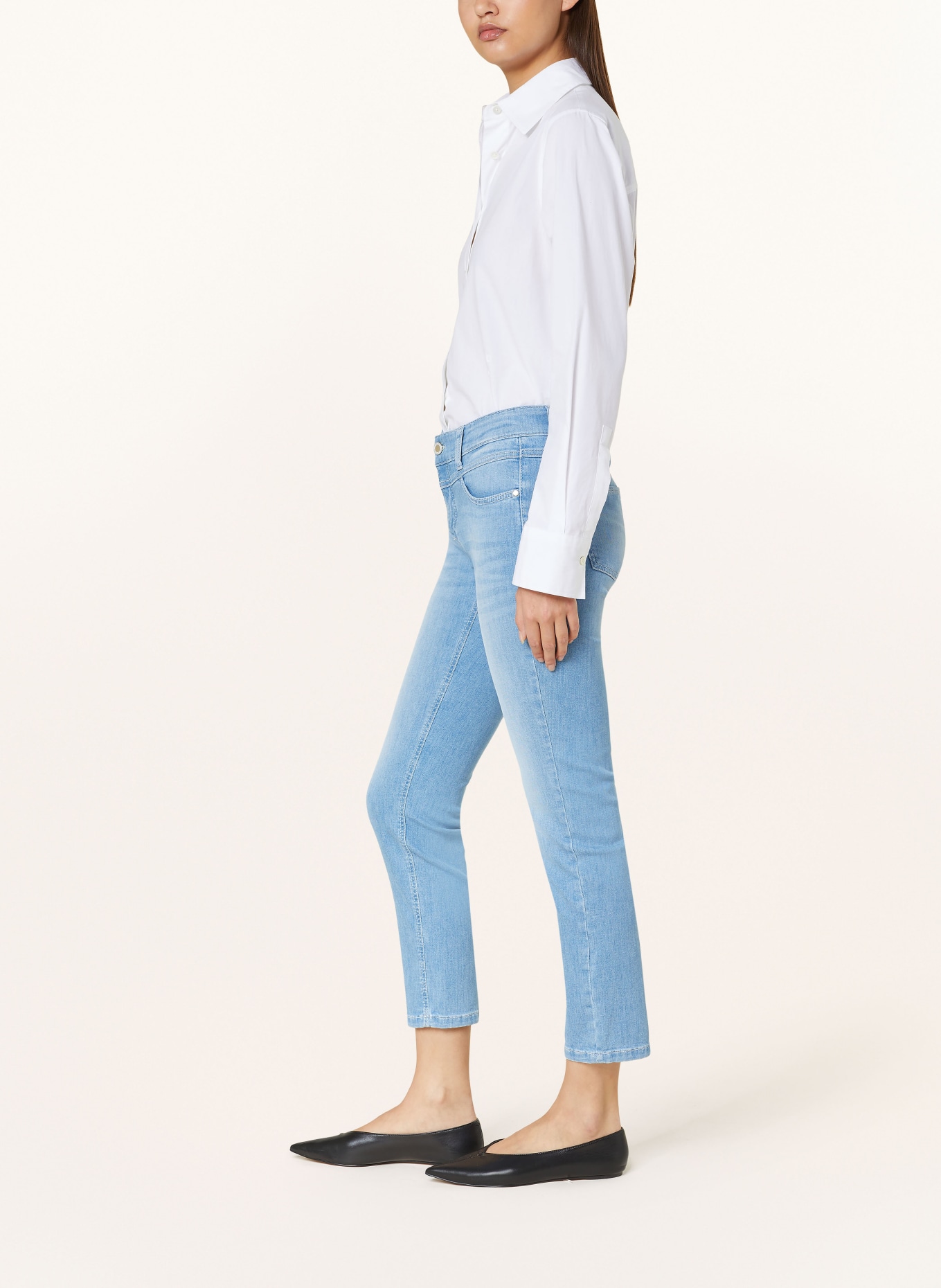 CAMBIO 7/8-Jeans POSH, Farbe: 5230 sunny bleached contrast (Bild 4)