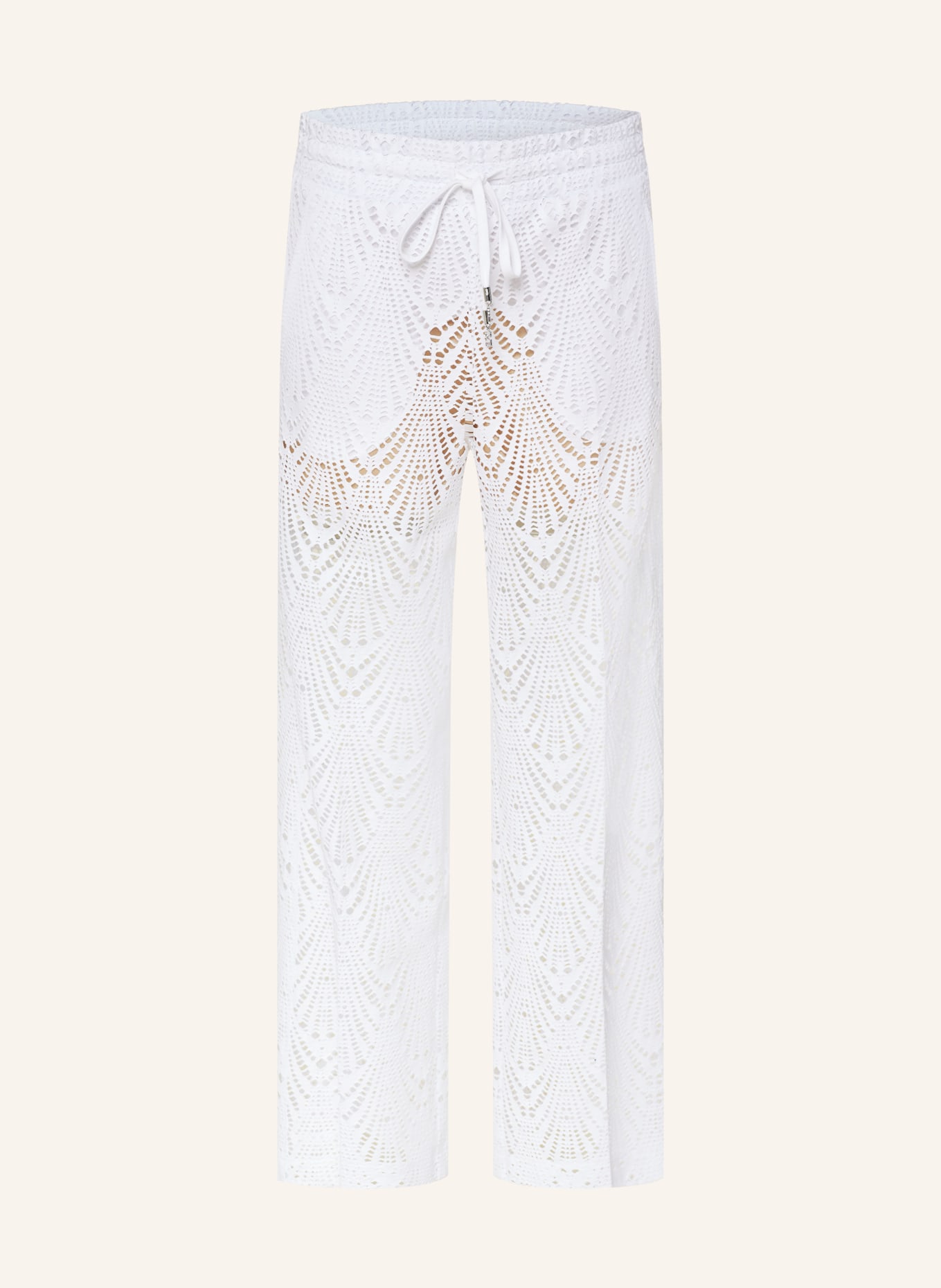 CAMBIO Pants CLARA in jogger style, Color: WHITE (Image 1)