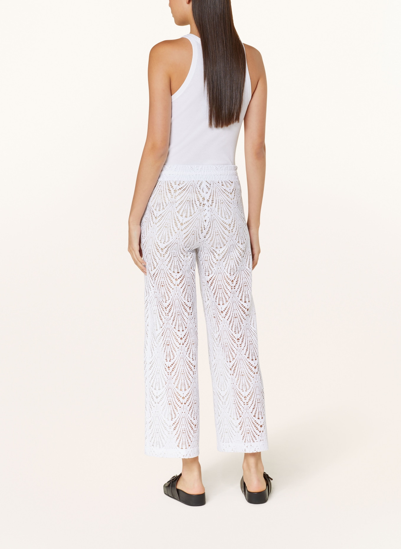 CAMBIO Pants CLARA in jogger style, Color: WHITE (Image 3)