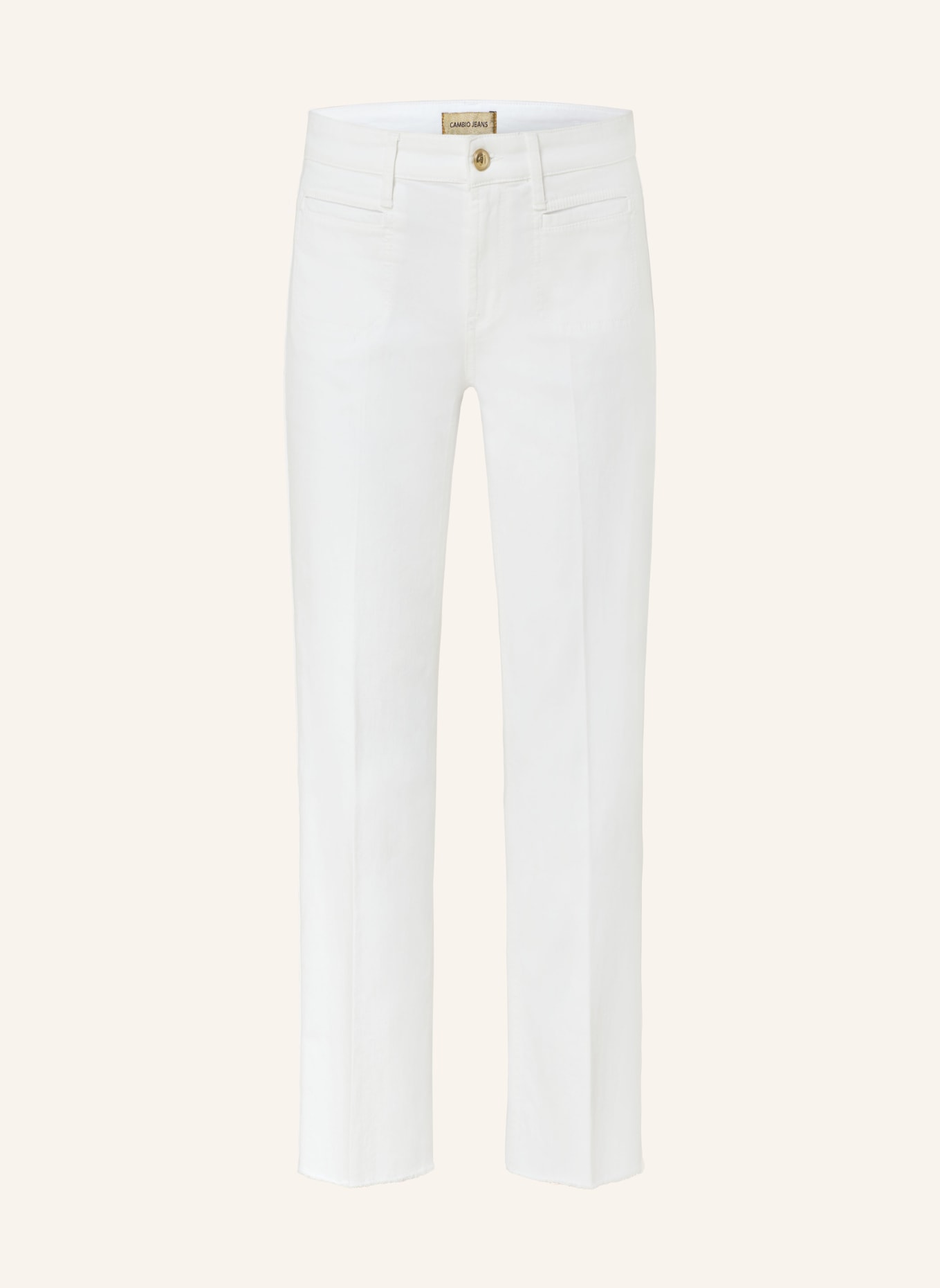 CAMBIO Jeans TESS, Color: 5007 classy white & fringed (Image 1)