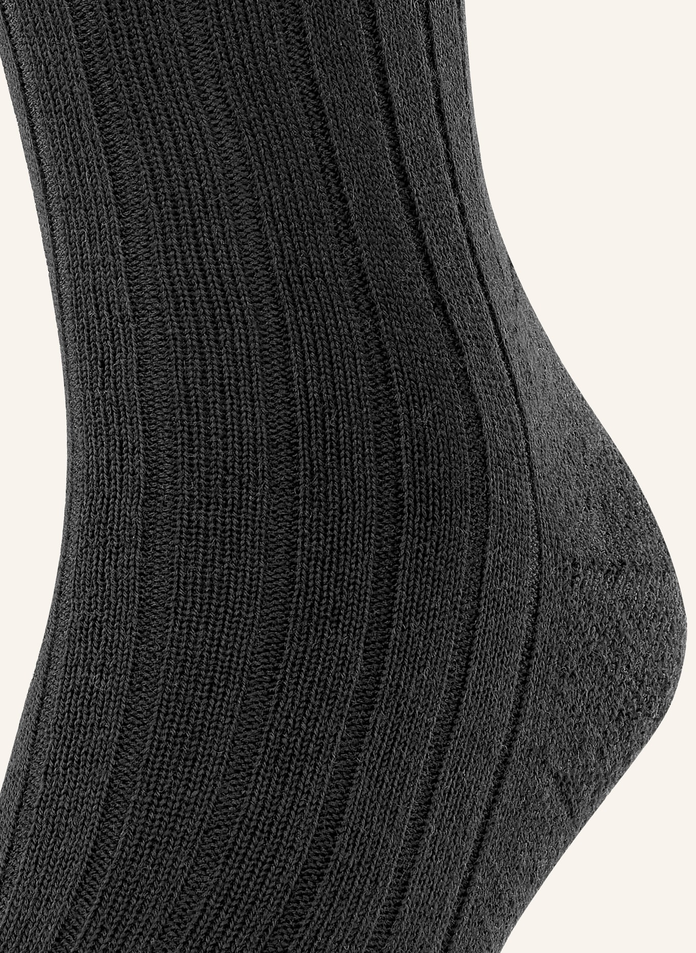 FALKE Strümpfe TEPPICH IM SCHUH aus Merinowolle, Farbe: 3000 BLACK (Bild 3)