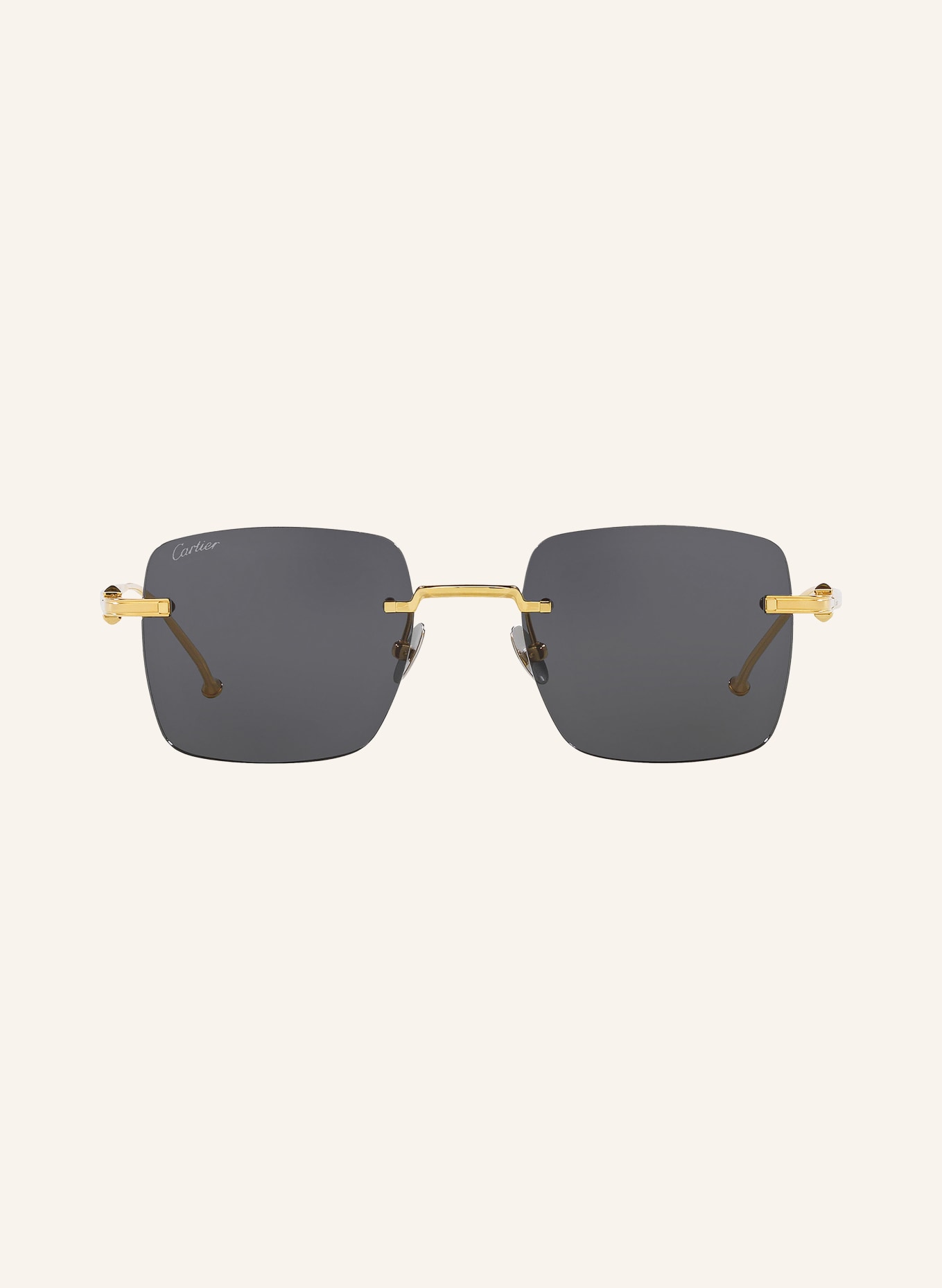 Cartier Sunglasses 6L001668, Color: 2300L1 GOLD/ DARK GRAY (Image 2)