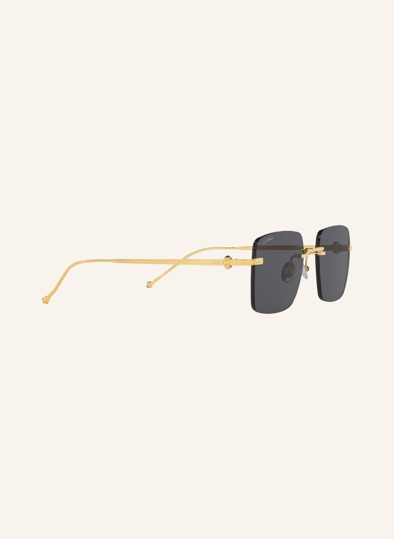 Cartier Sunglasses 6L001668, Color: 2300L1 GOLD/ DARK GRAY (Image 3)