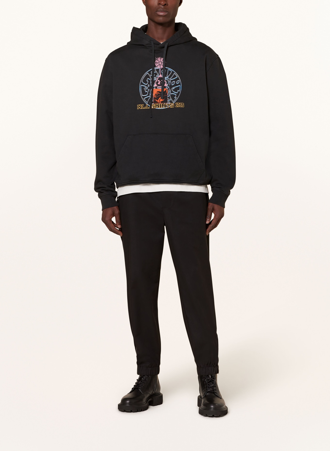 All saints hot sale black hoodie