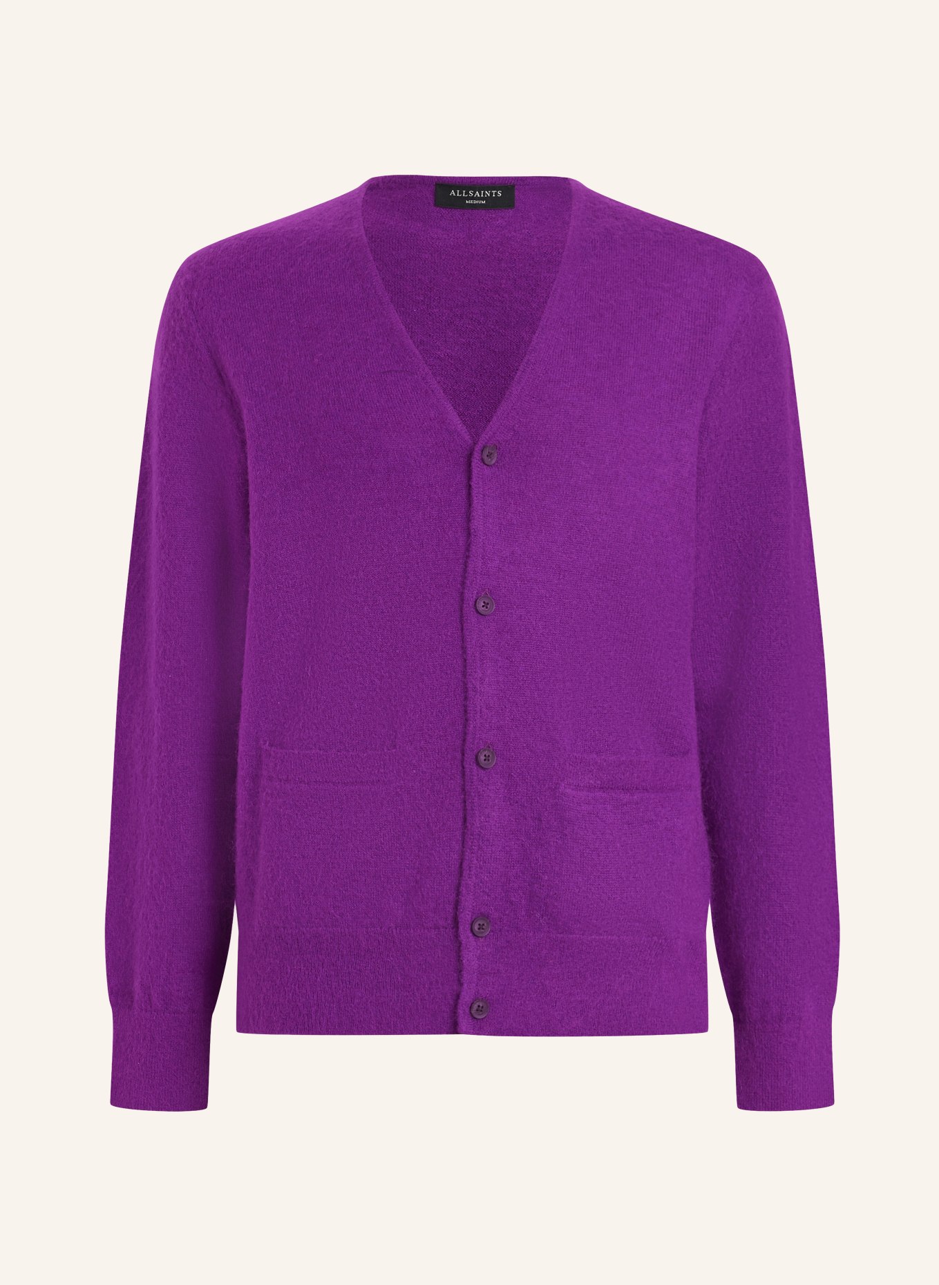 ALLSAINTS Cardigan KENNEDY with mohair in purple