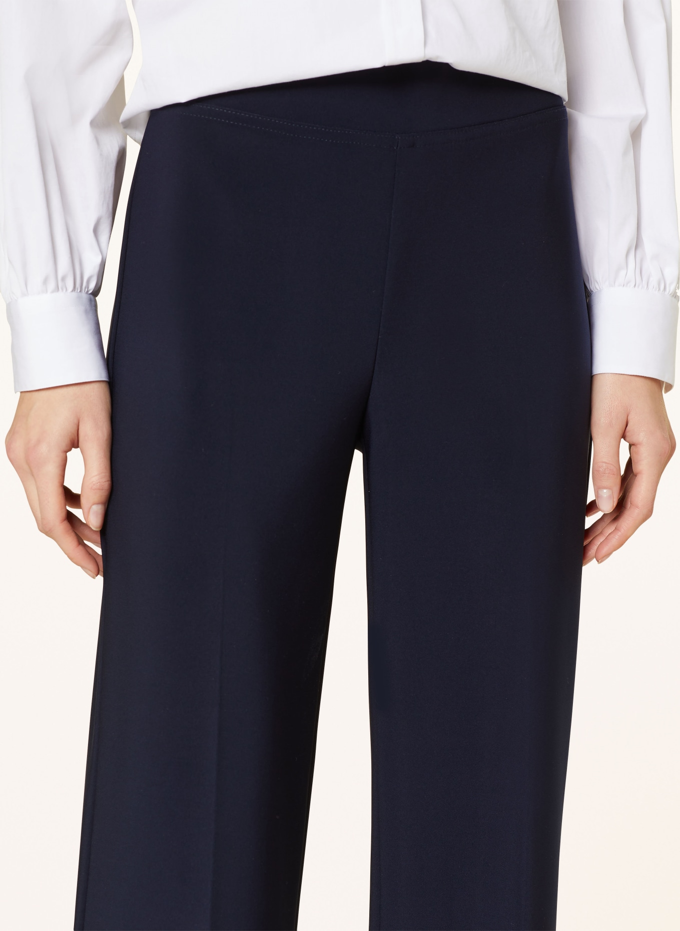 Joseph Ribkoff Wide leg trousers made of jersey, Color: DARK BLUE (Image 5)