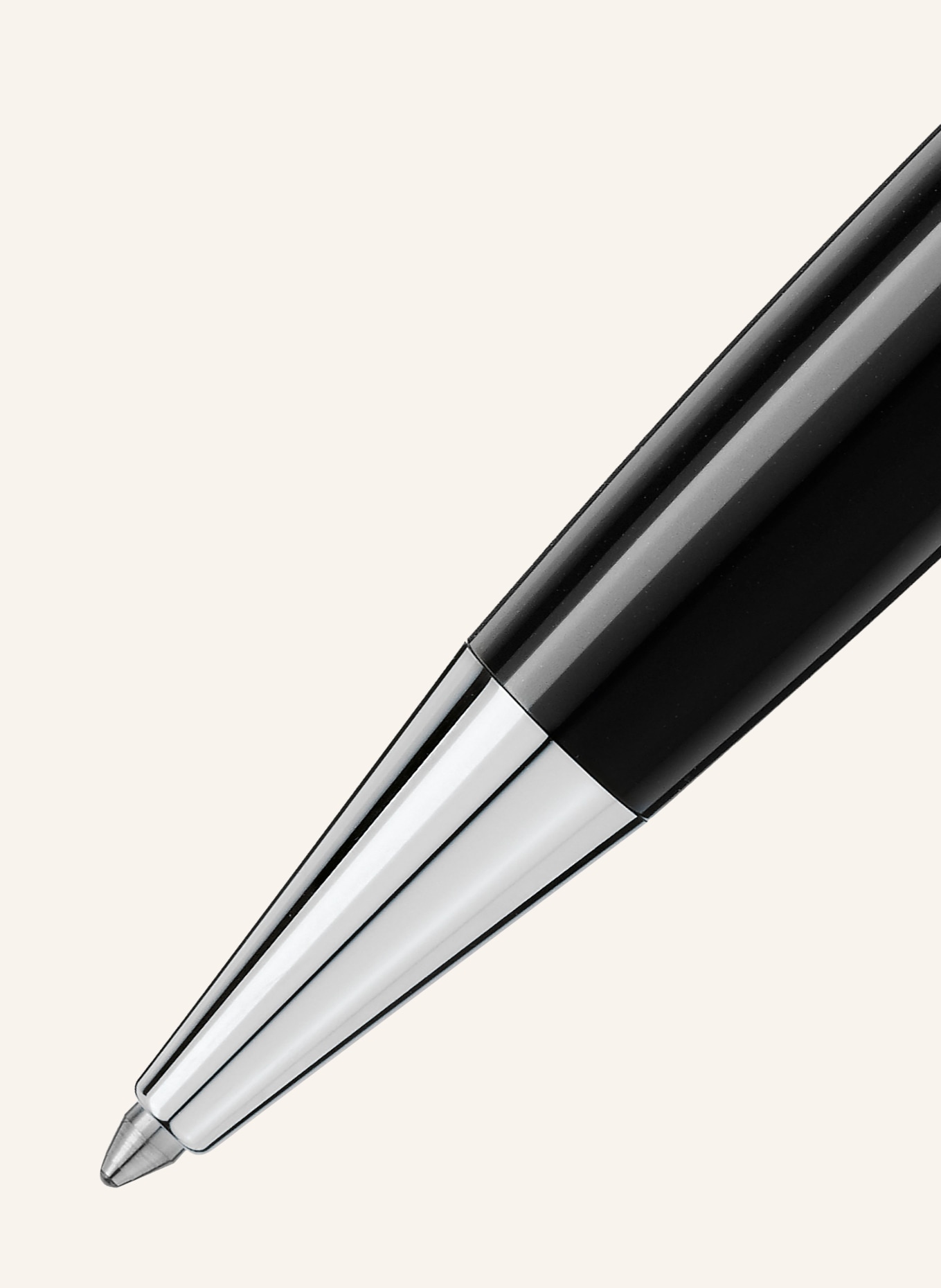 MONTBLANC Twist ballpoint pen MEISTERSTÜCK PLATINUM LINE 145, Color: BLACK (Image 2)