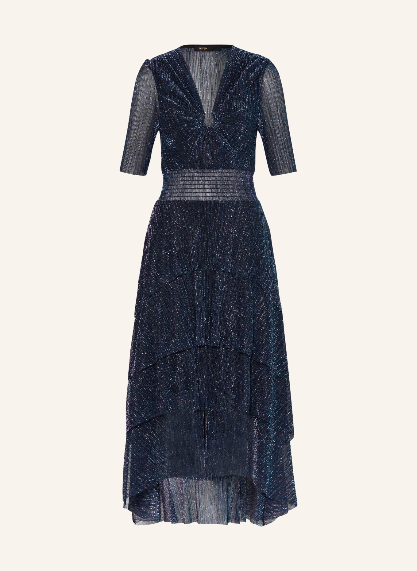 maje Kleid mit Glitzergarn, Farbe: BLAU/ LILA (Bild 1)
