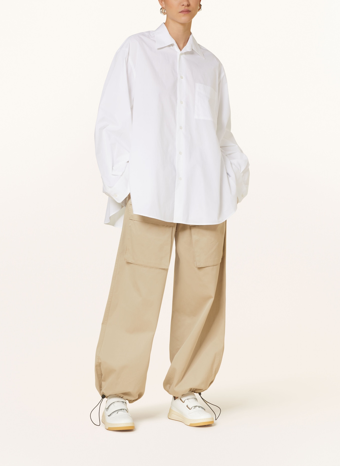 MM6 Maison Margiela Shirt blouse, Color: WHITE (Image 2)