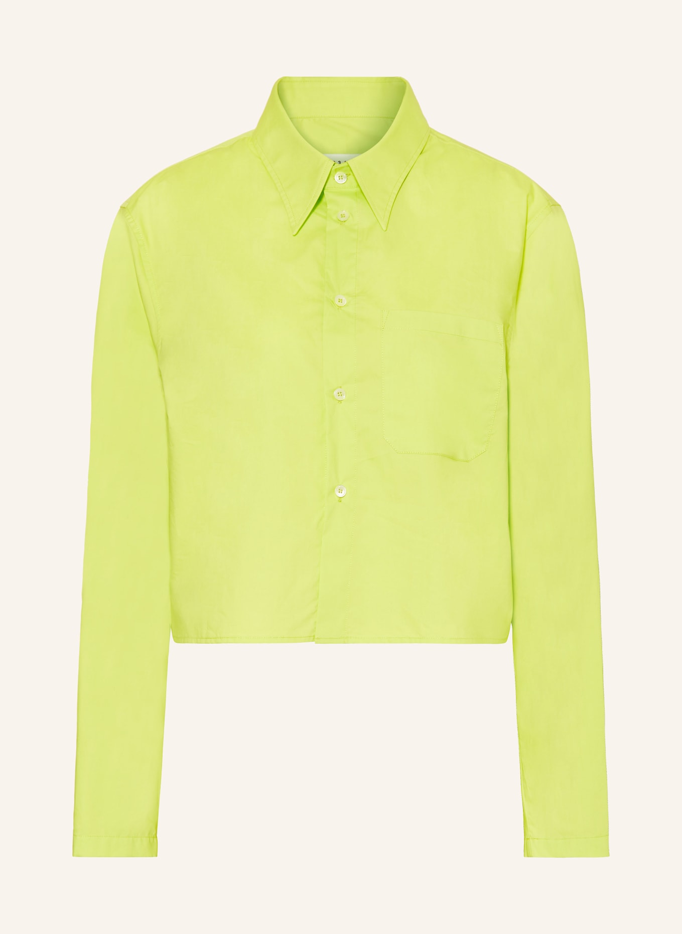 MM6 Maison Margiela Shirt blouse, Color: NEON GREEN (Image 1)