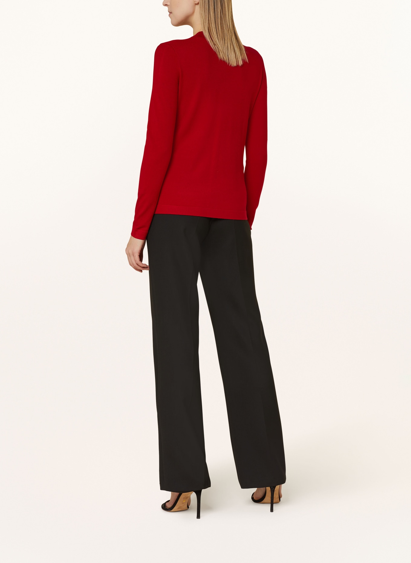 HOBBS Sweater EFFIE with cut-out, Color: RED (Image 3)