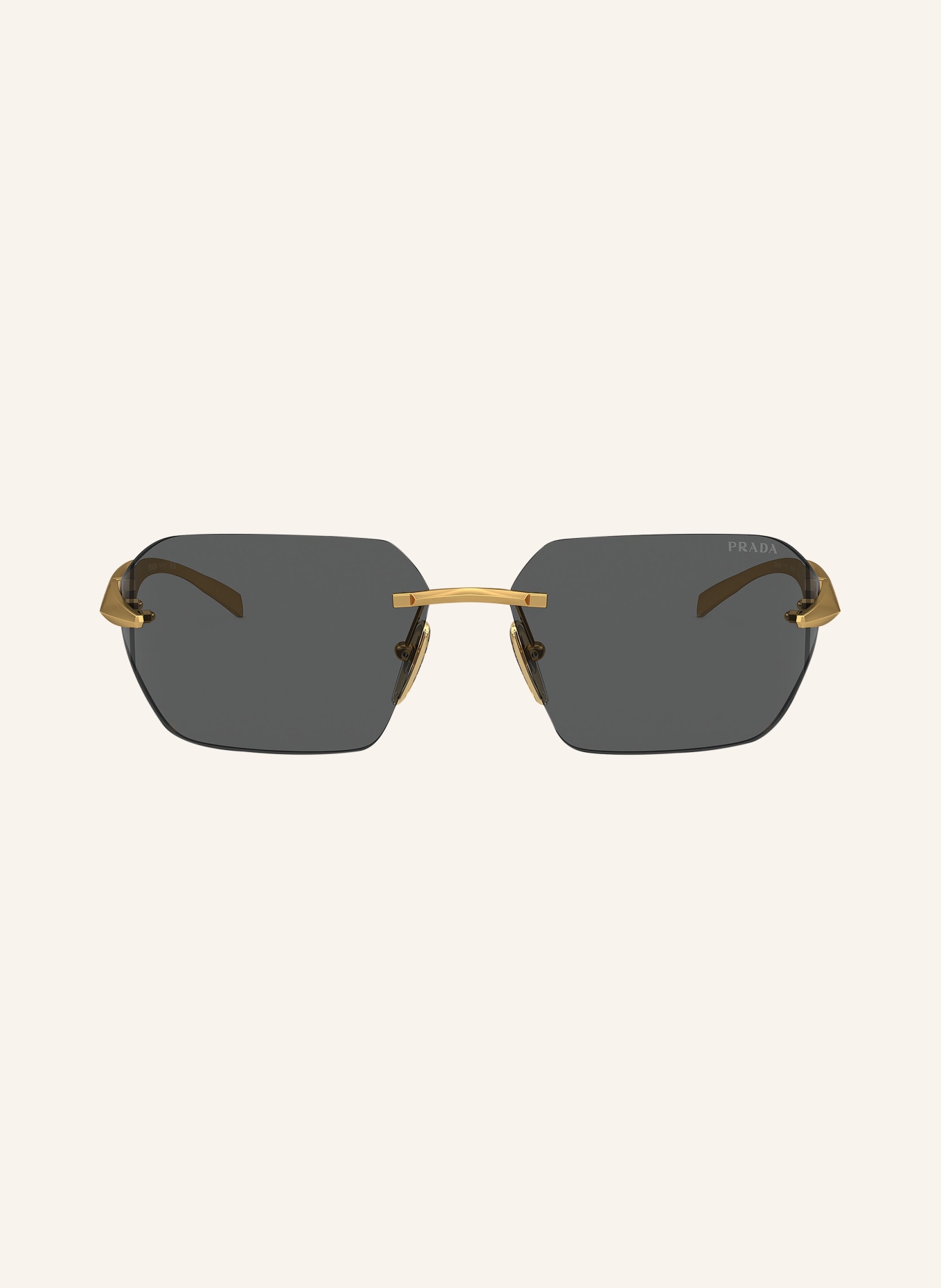 PRADA Sunglasses PR A56S, Color: 15N5S0 - GOLD/BLACK (Image 2)