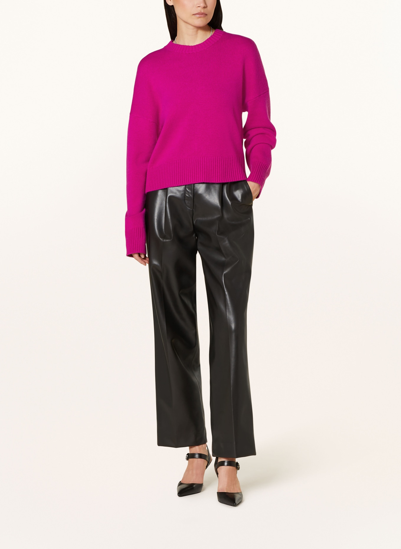 maje Cashmere-Pullover, Farbe: FUCHSIA (Bild 2)