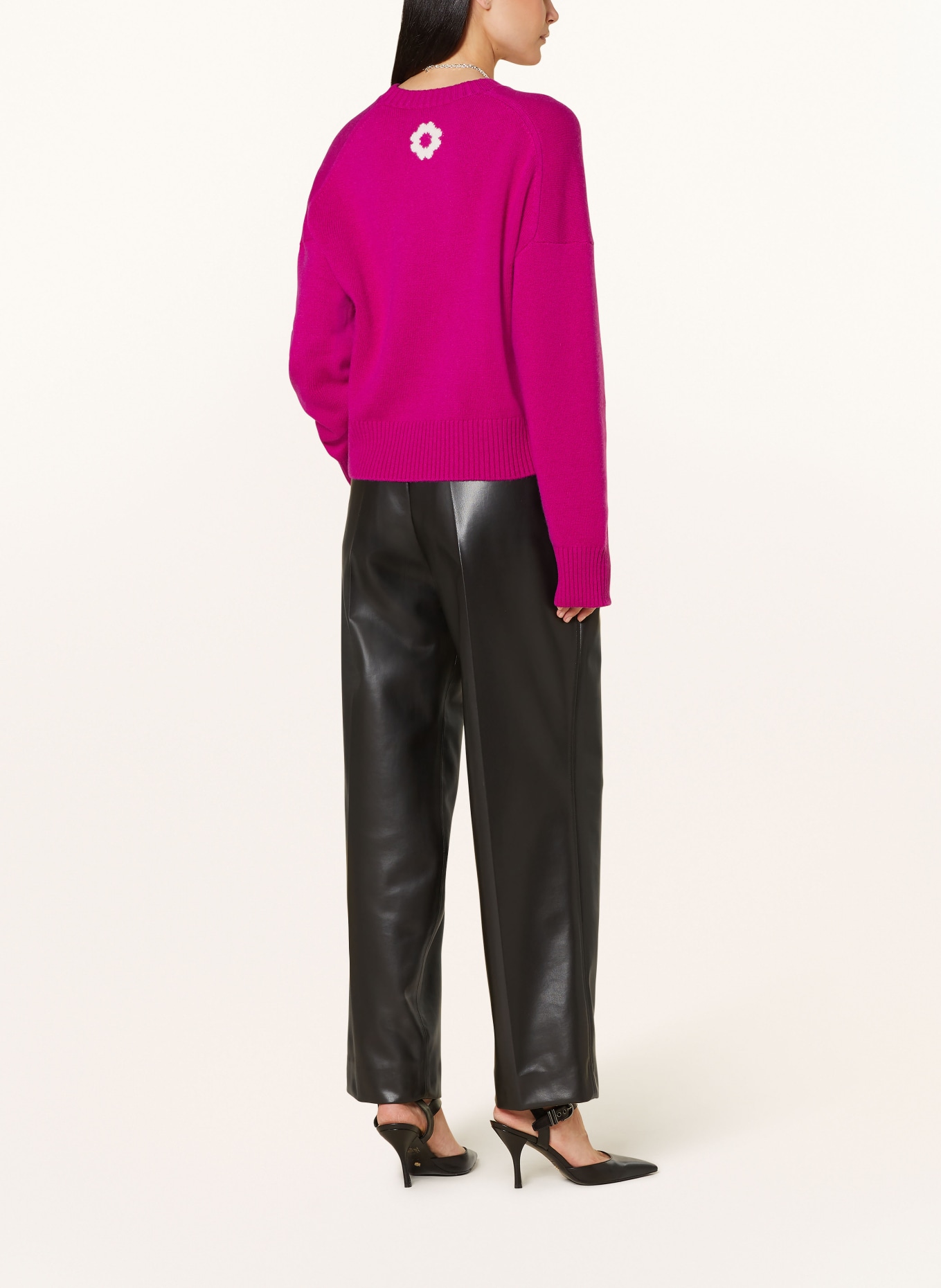 maje Cashmere-Pullover, Farbe: FUCHSIA (Bild 3)