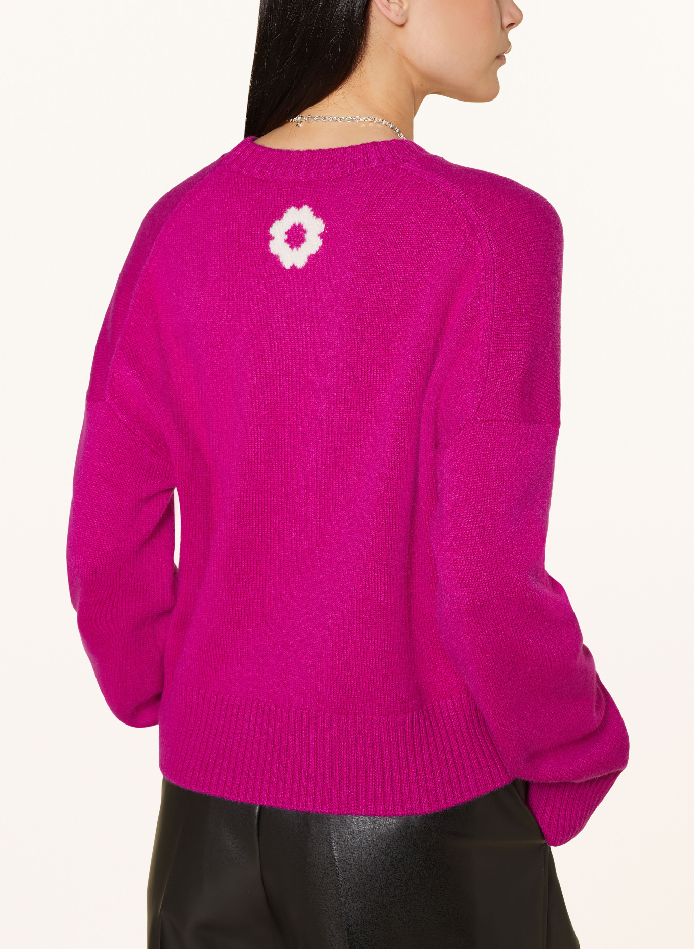 maje Cashmere-Pullover, Farbe: FUCHSIA (Bild 4)